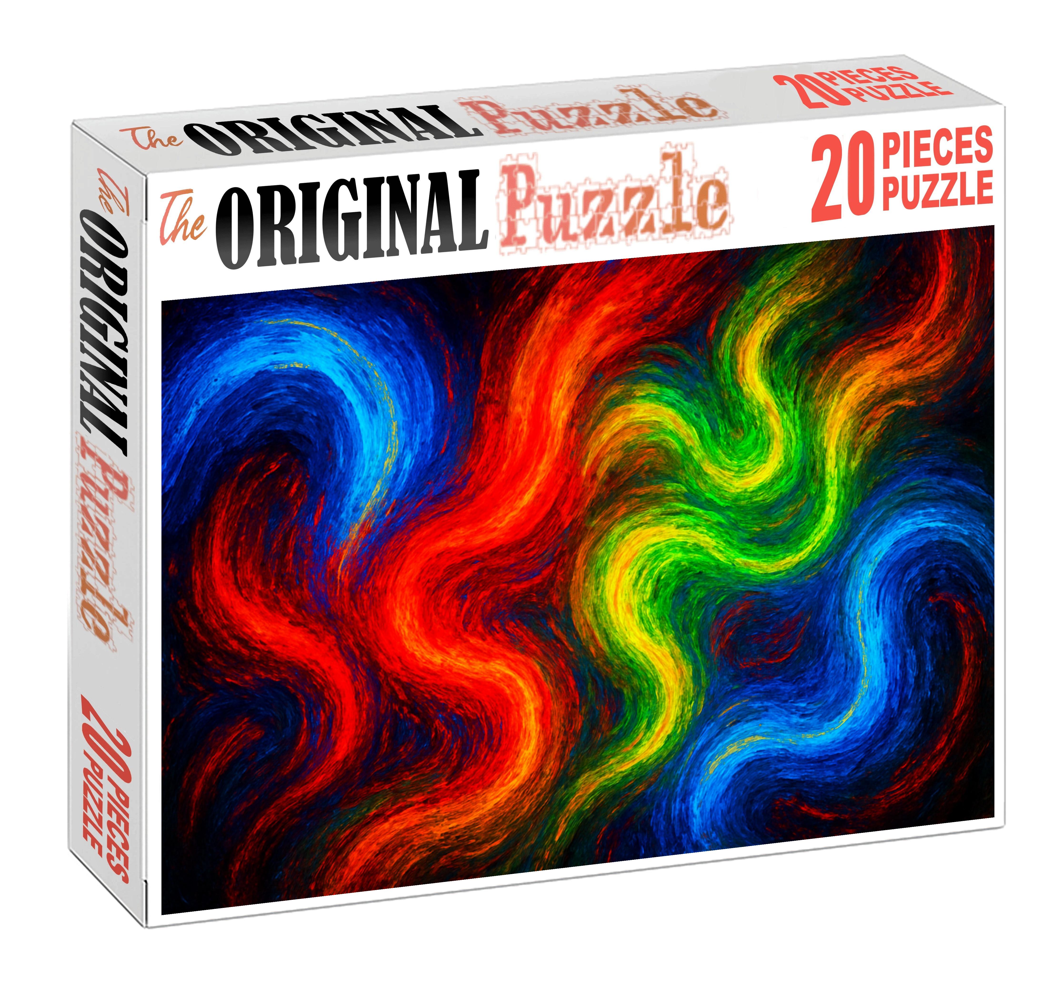 Synesthetic Canvas Of Sensory Fusion 500 Piece Puzzle