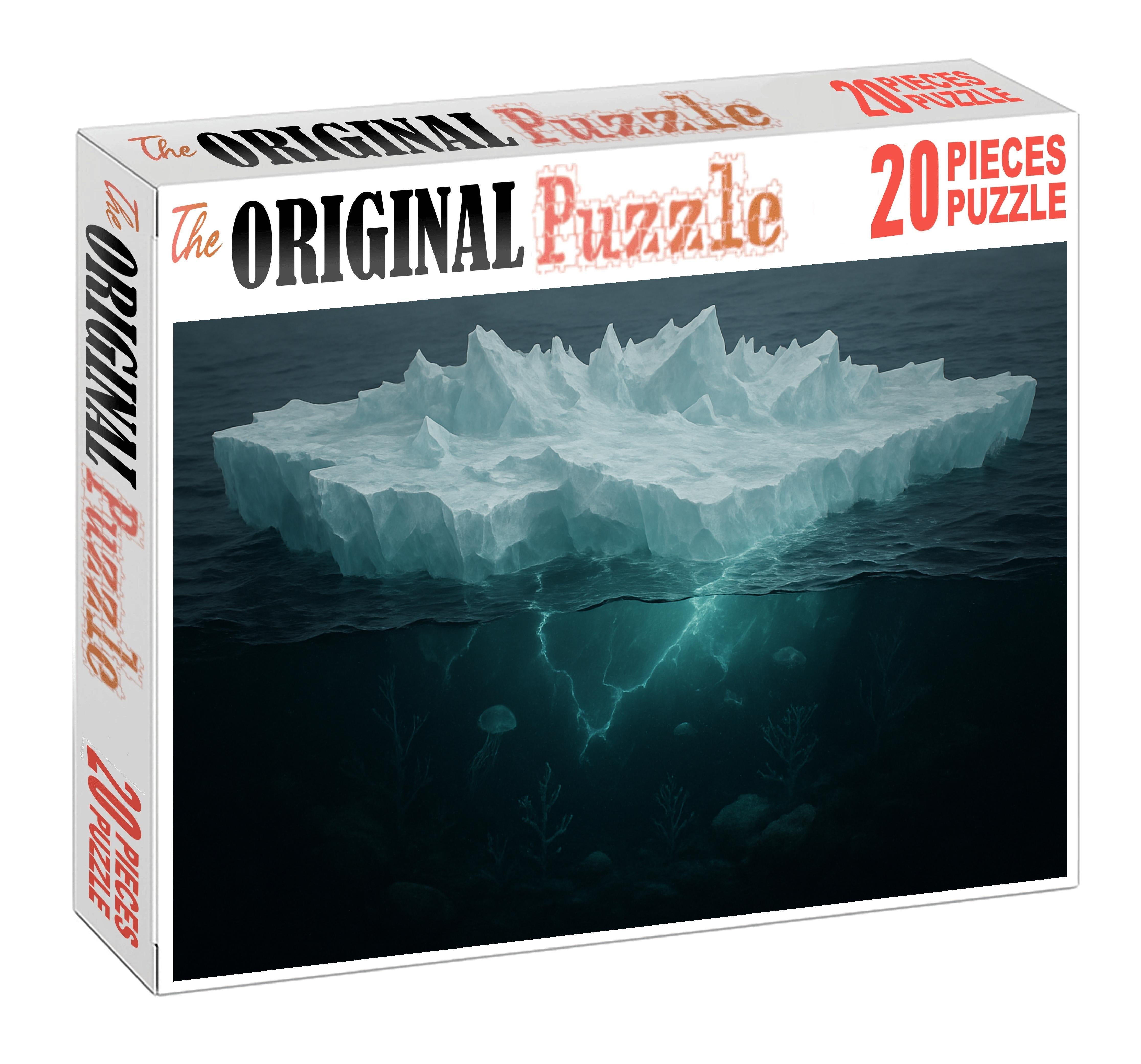 Glacial Drift Ice Shelf Custom Jigsaw Puzzle