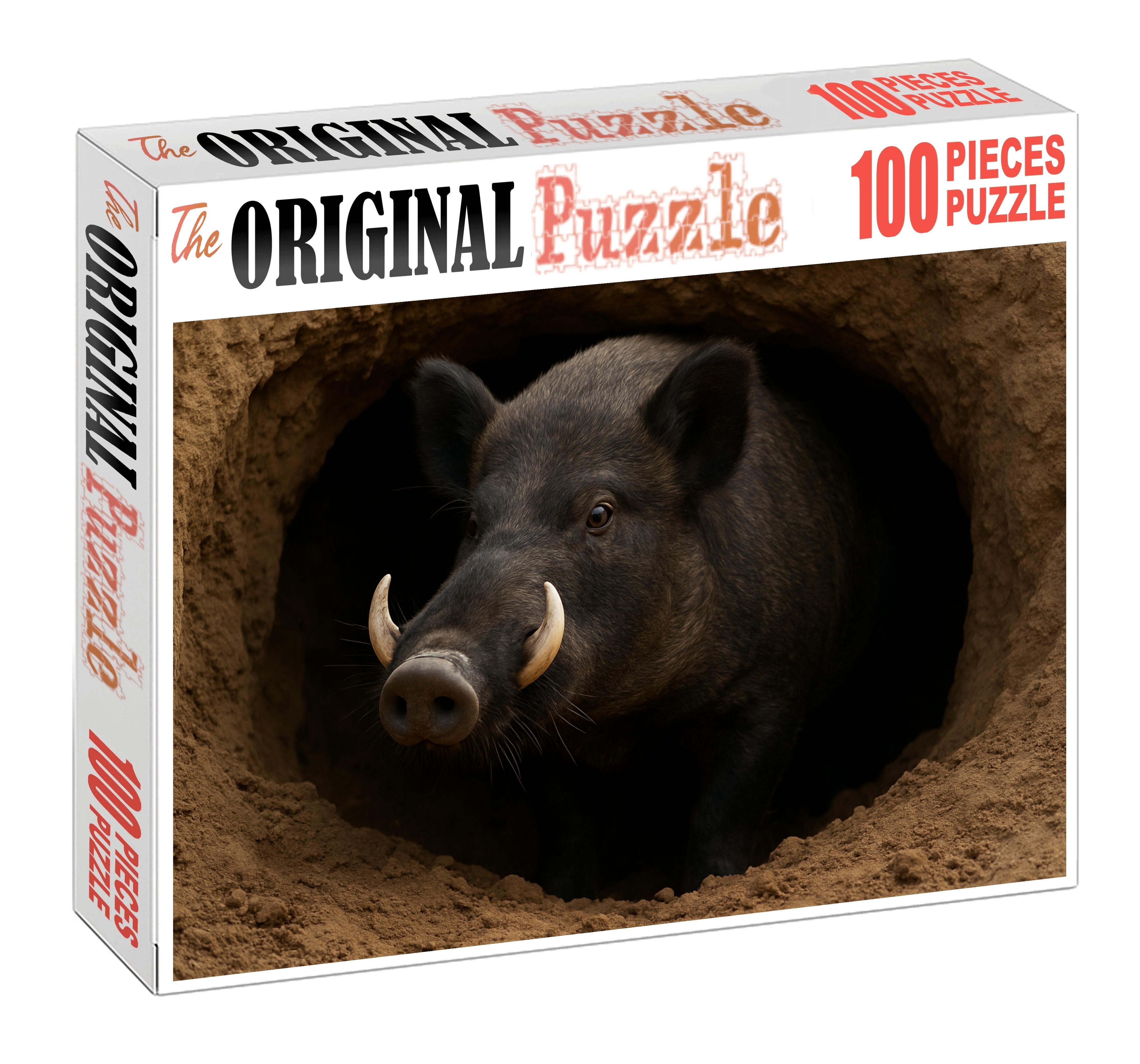 Shadow Tusked Mammal Subterranean Forager With Enormous Incisors Large Format Puzzle