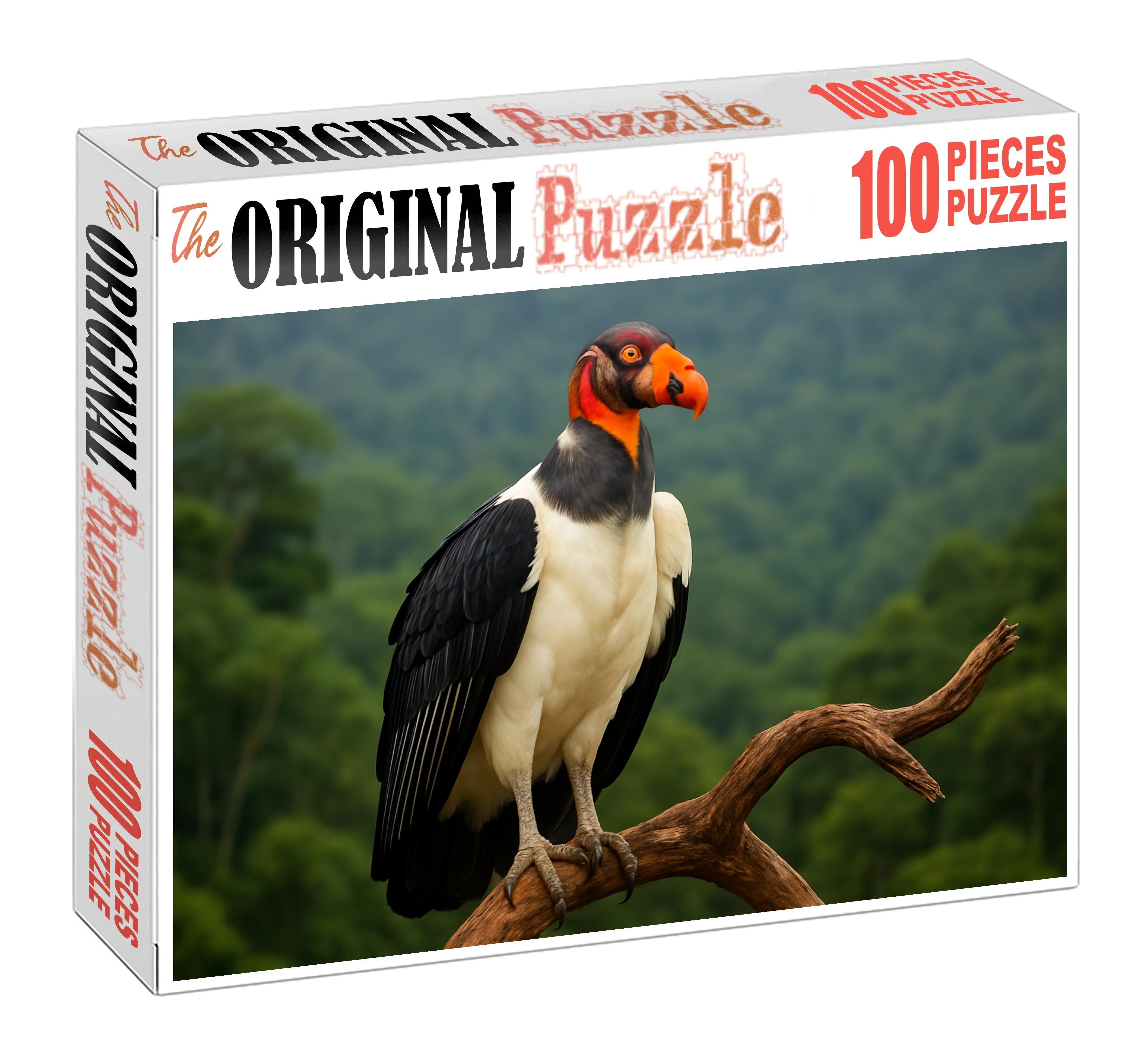 King Vulture Majestic Carrion Guardian Custom Jigsaw Puzzle