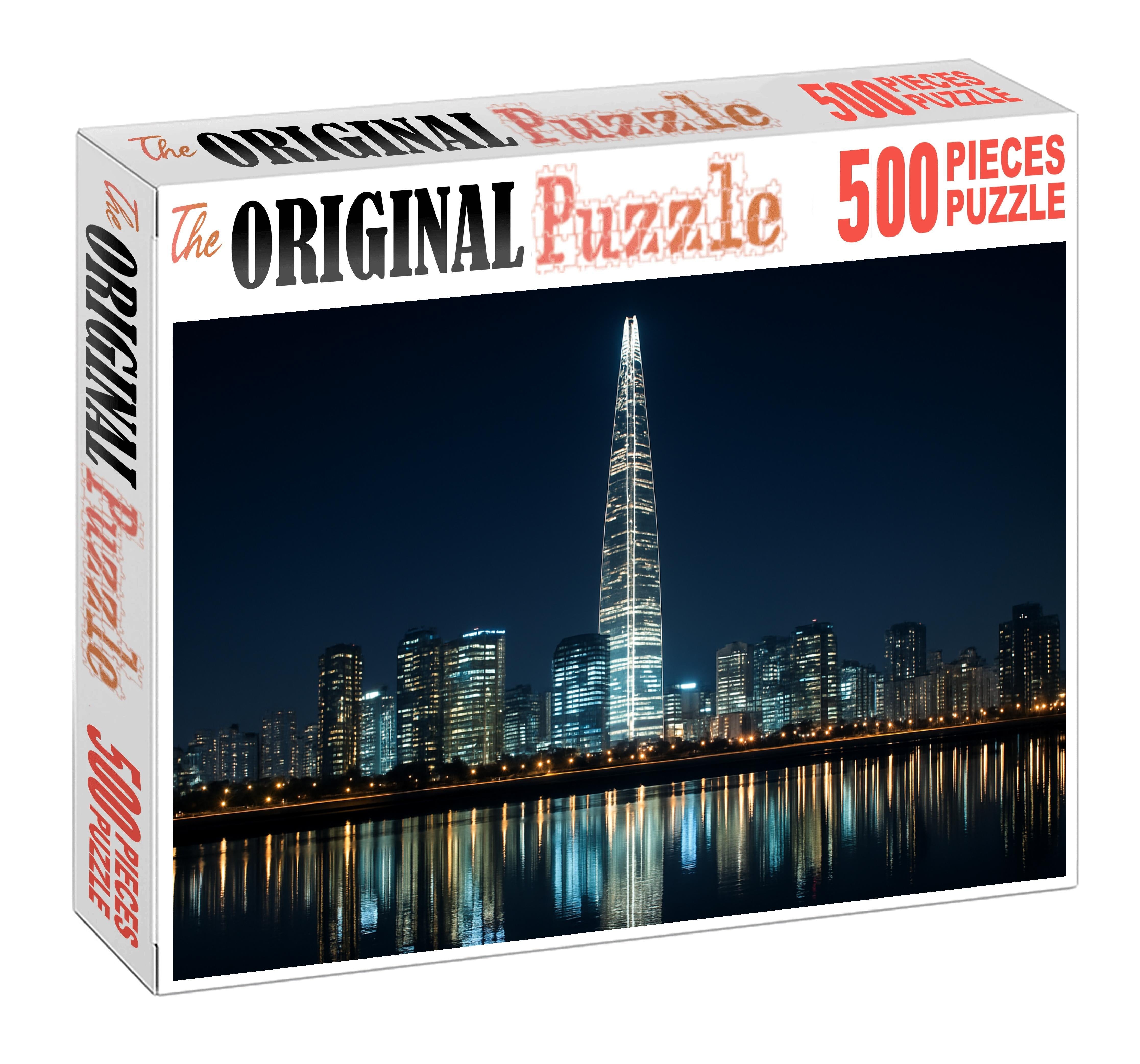 Seoul Gangnam Skyline Korea's Futuristic Urban Core 300 Piece Puzzle