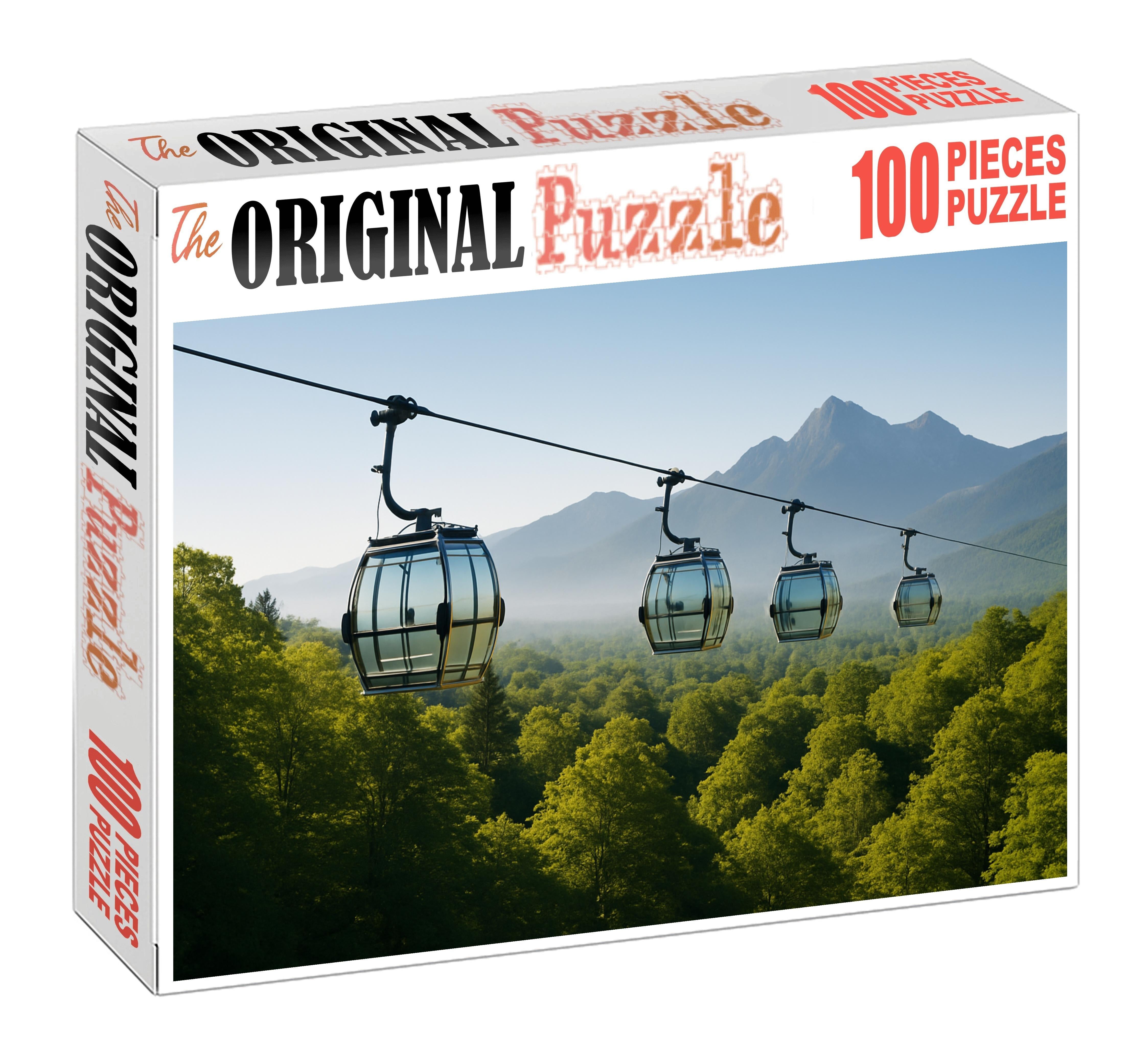 Cable-propelled Eco-friendly Gondola 500 Piece Puzzle