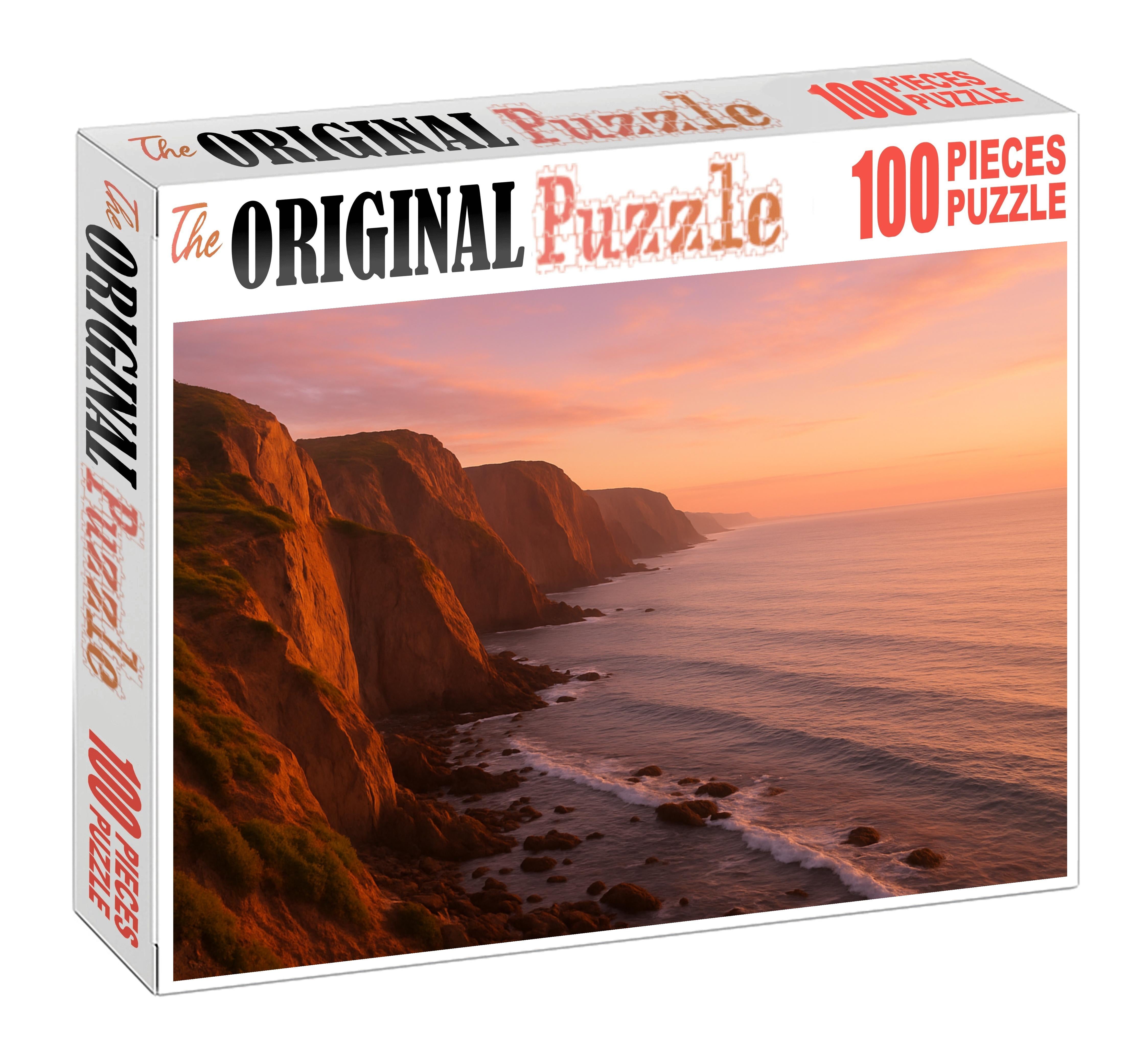 Sunrise Cliff Coast Unique Puzzle Design