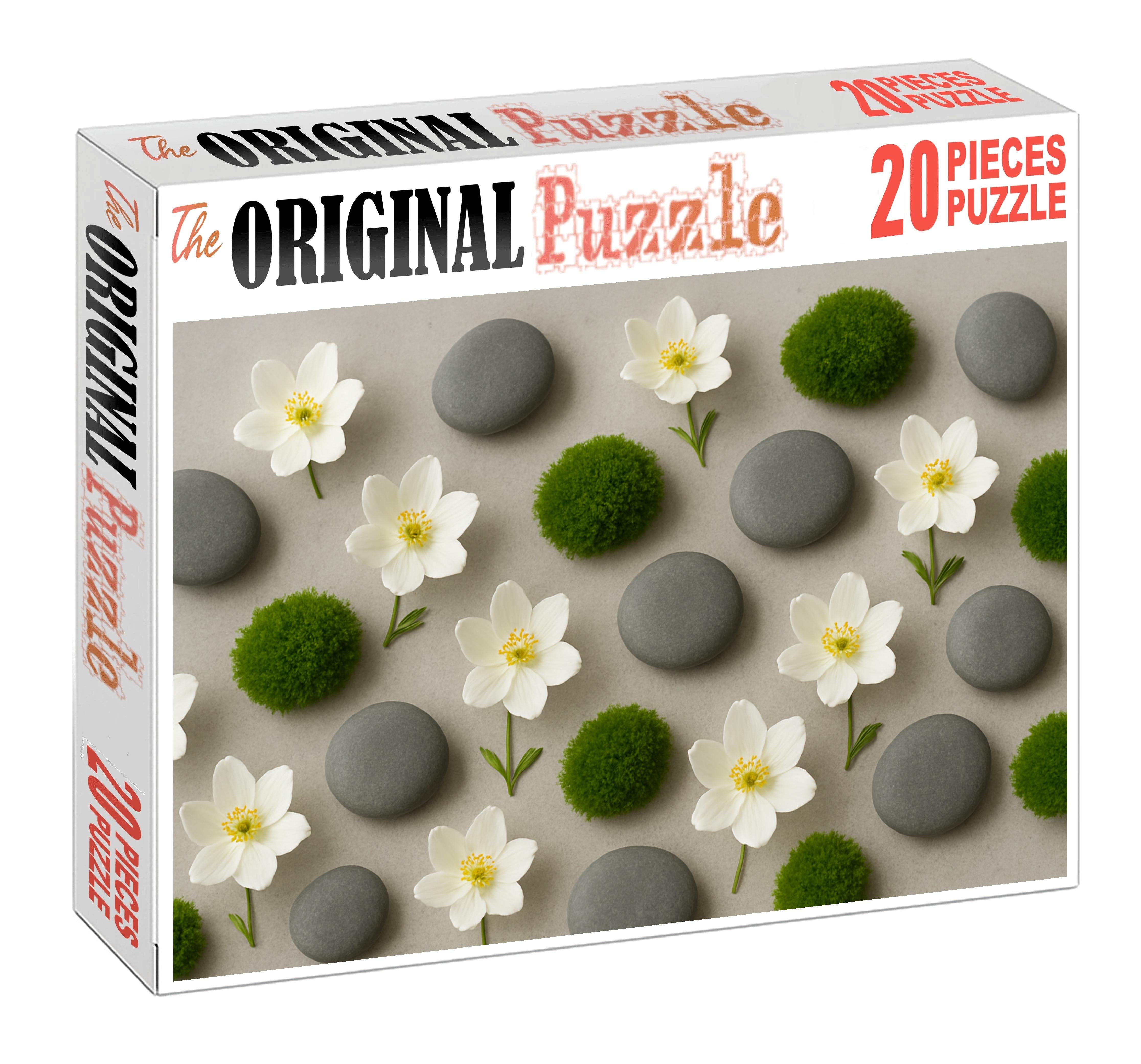 Serene White Zen Garden Family Puzzles