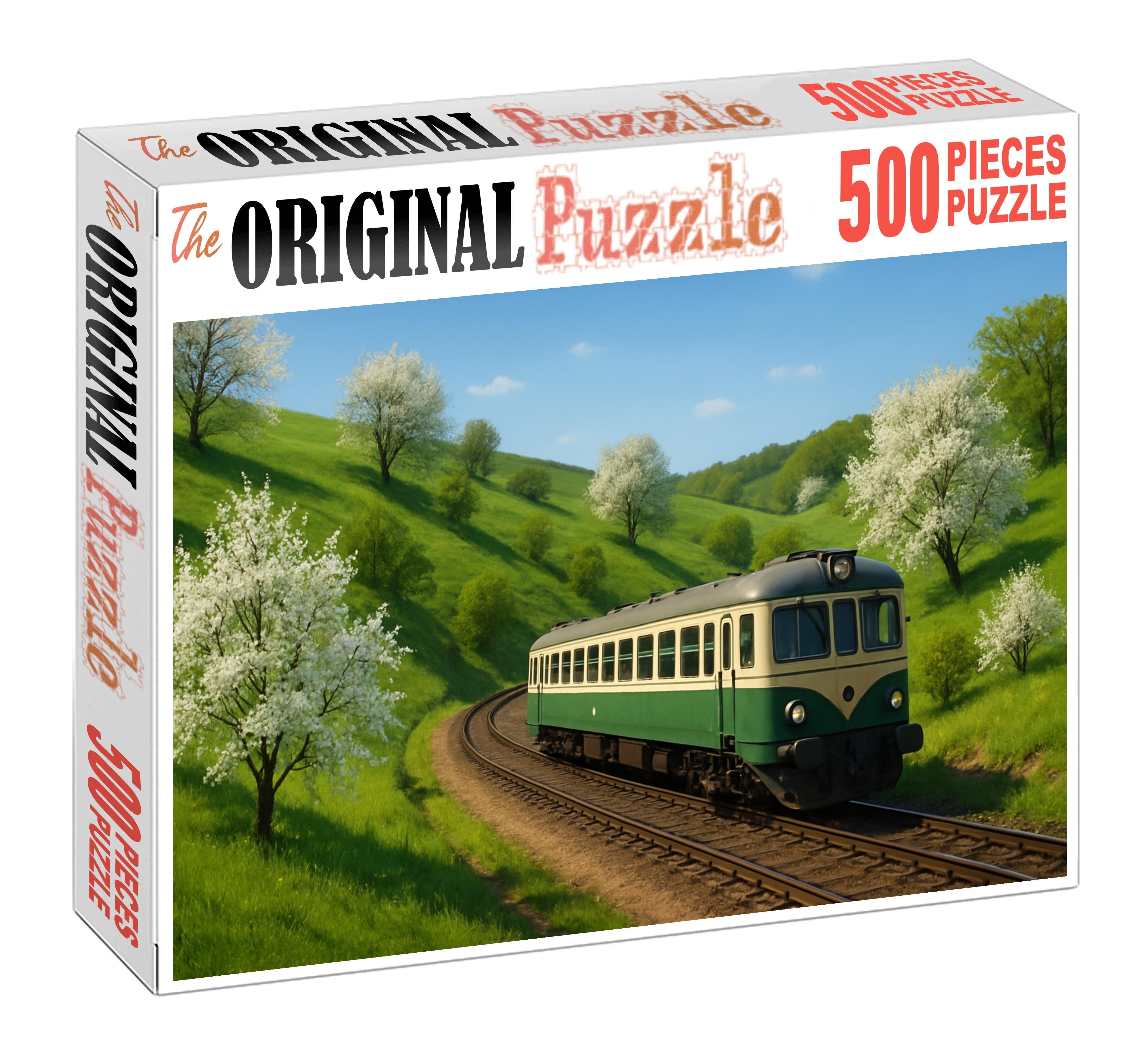 Emerald Valley Vintage Railcar Premium Puzzle Pieces