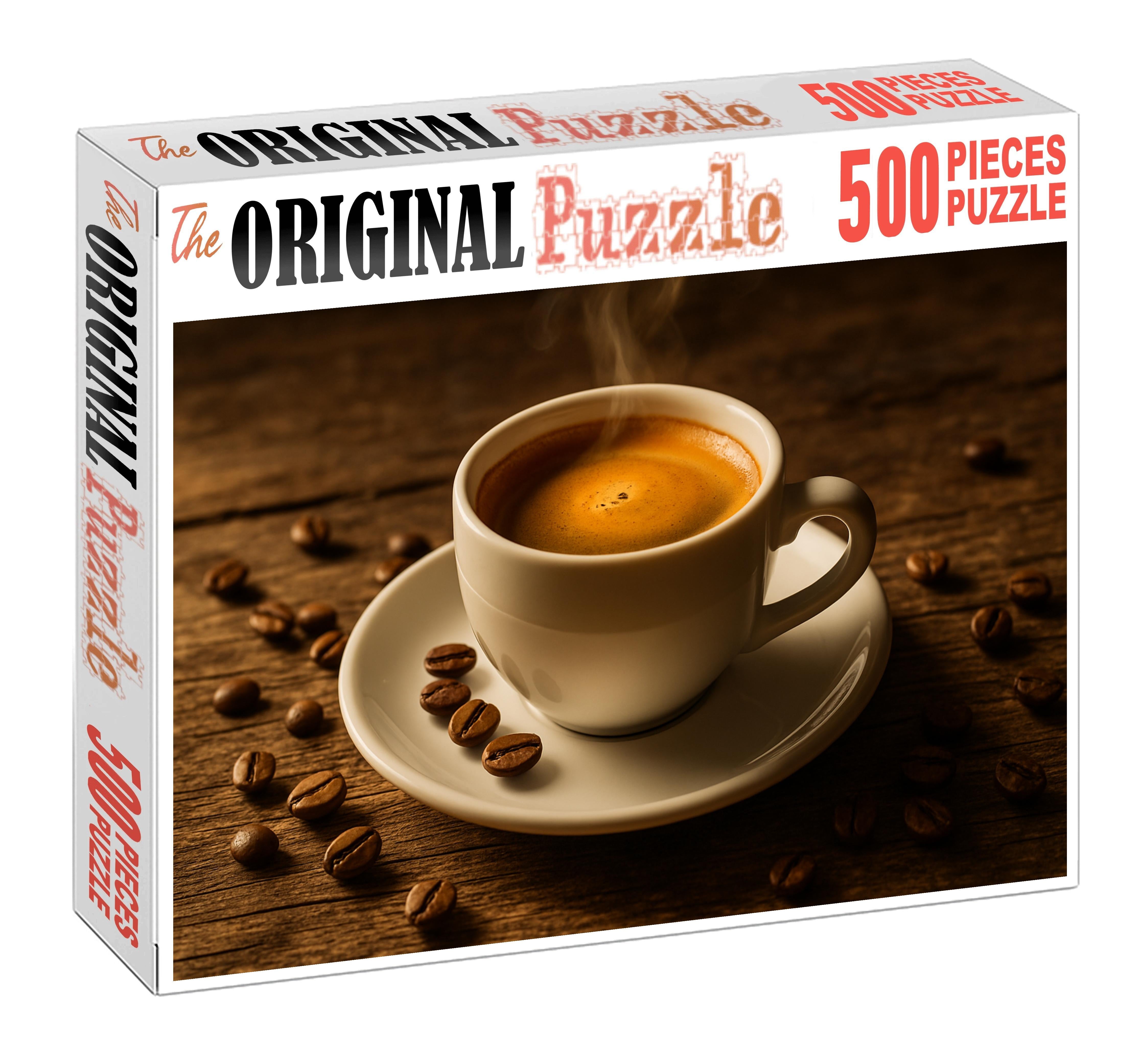Amber Glow Espresso Premium Puzzle Pieces