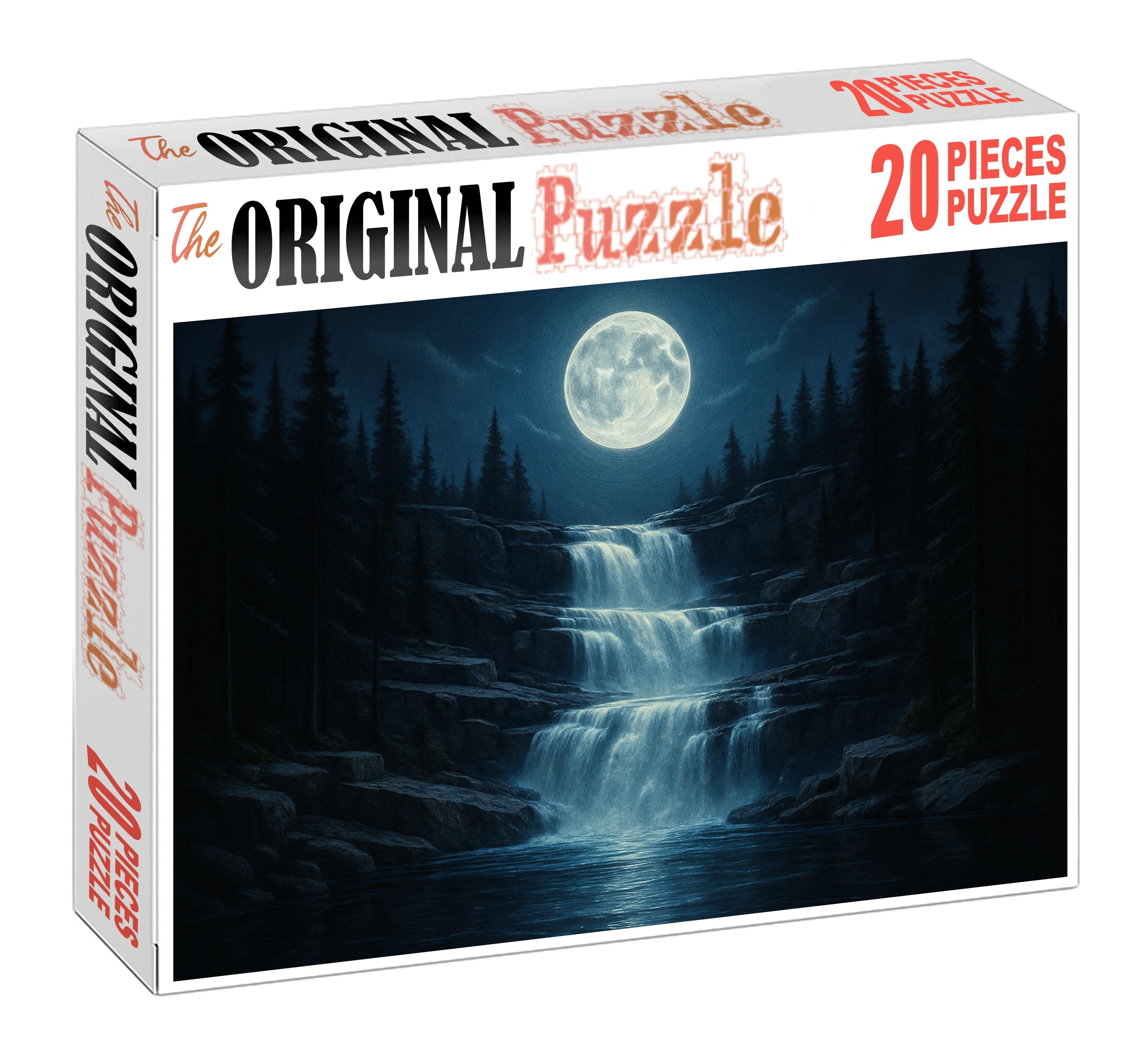 Moonlit Cascade Hollow Puzzle For Kids