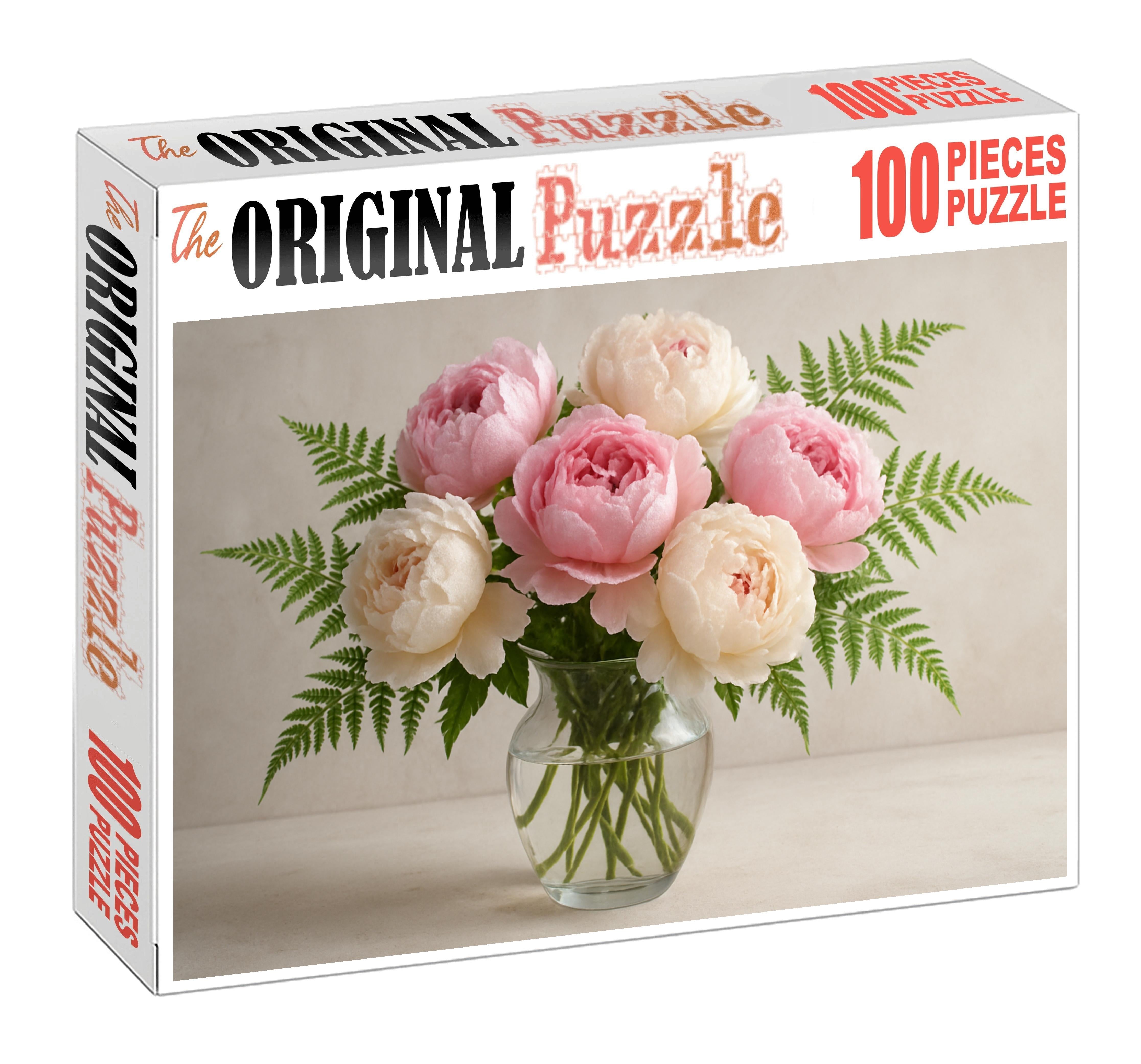 Peony And Fern Elegance Puzzle Collection