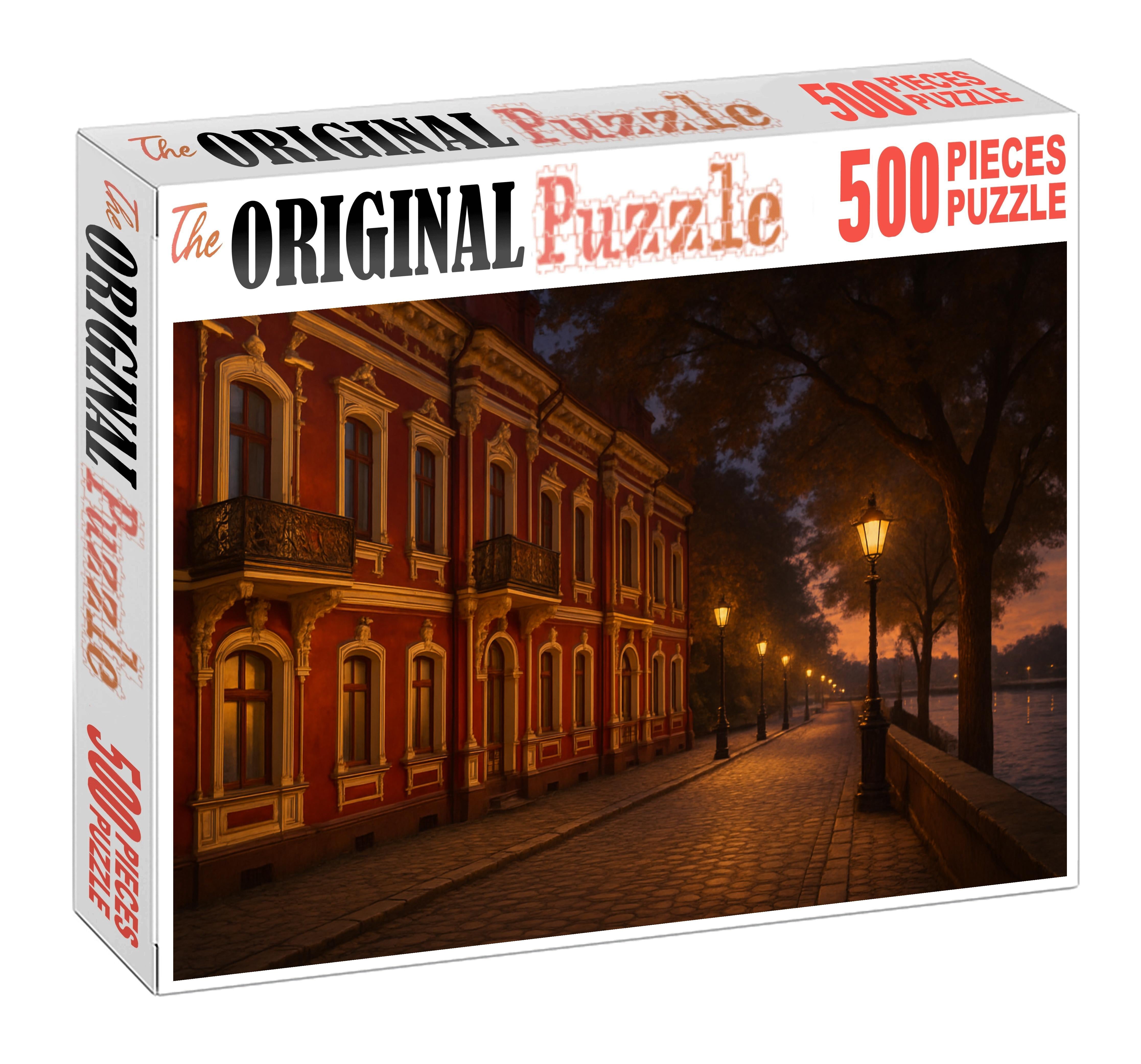 Garnet Promenade Custom Jigsaw Puzzle