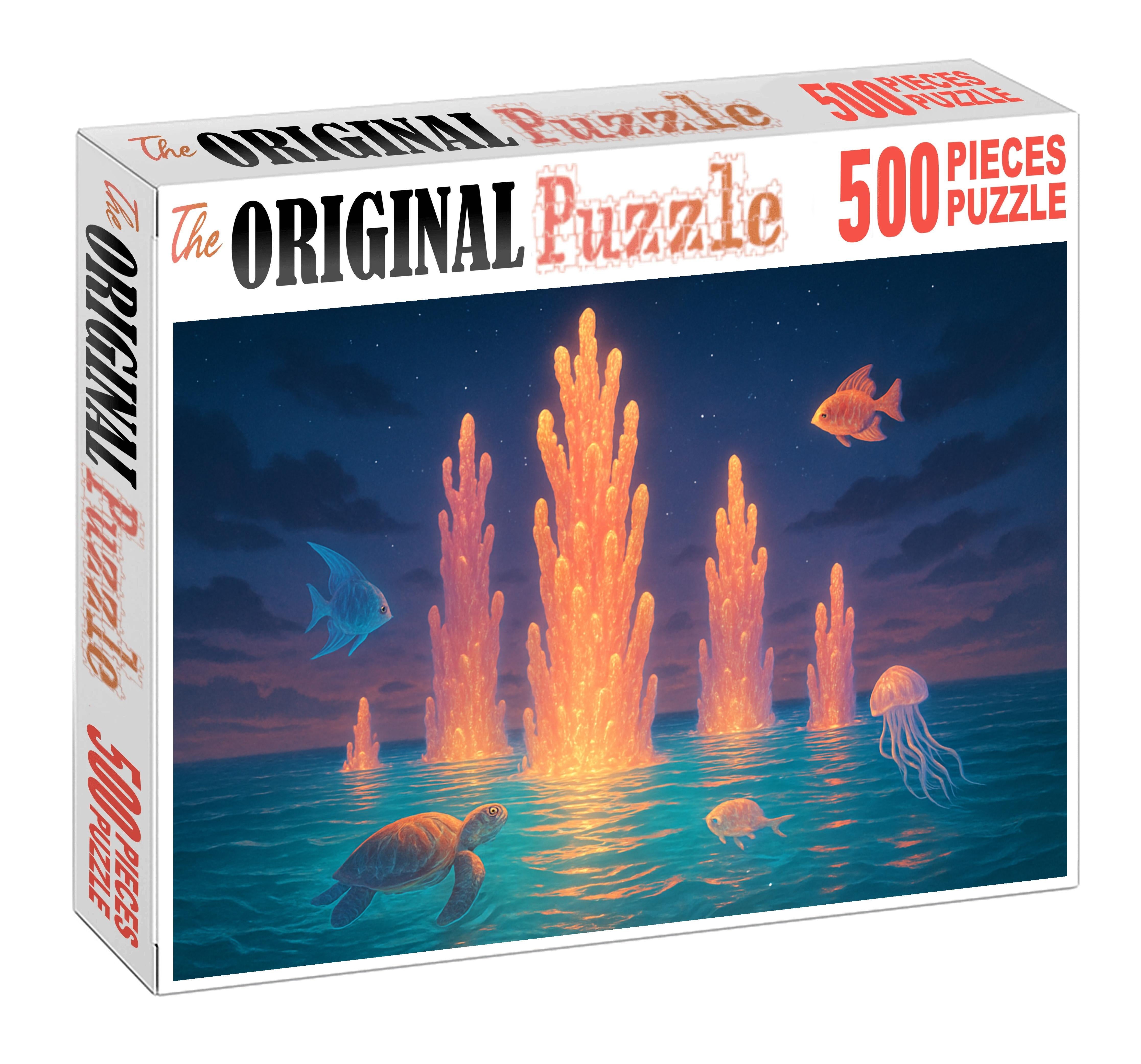 The Whispering Coral Towers 1000 Piece Puzzle