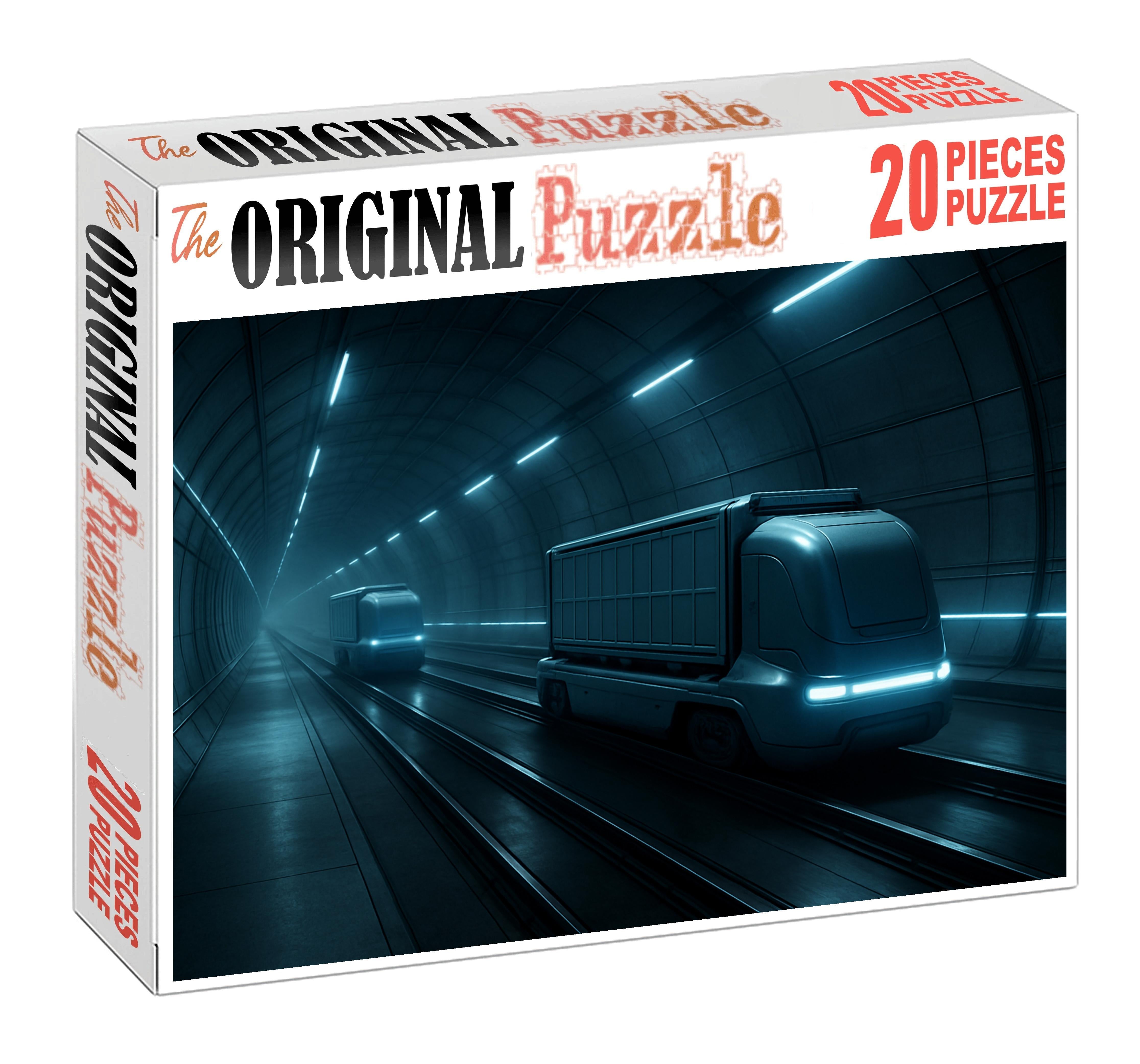 Automated Underground Freight Conveyor 500 Piece Puzzle