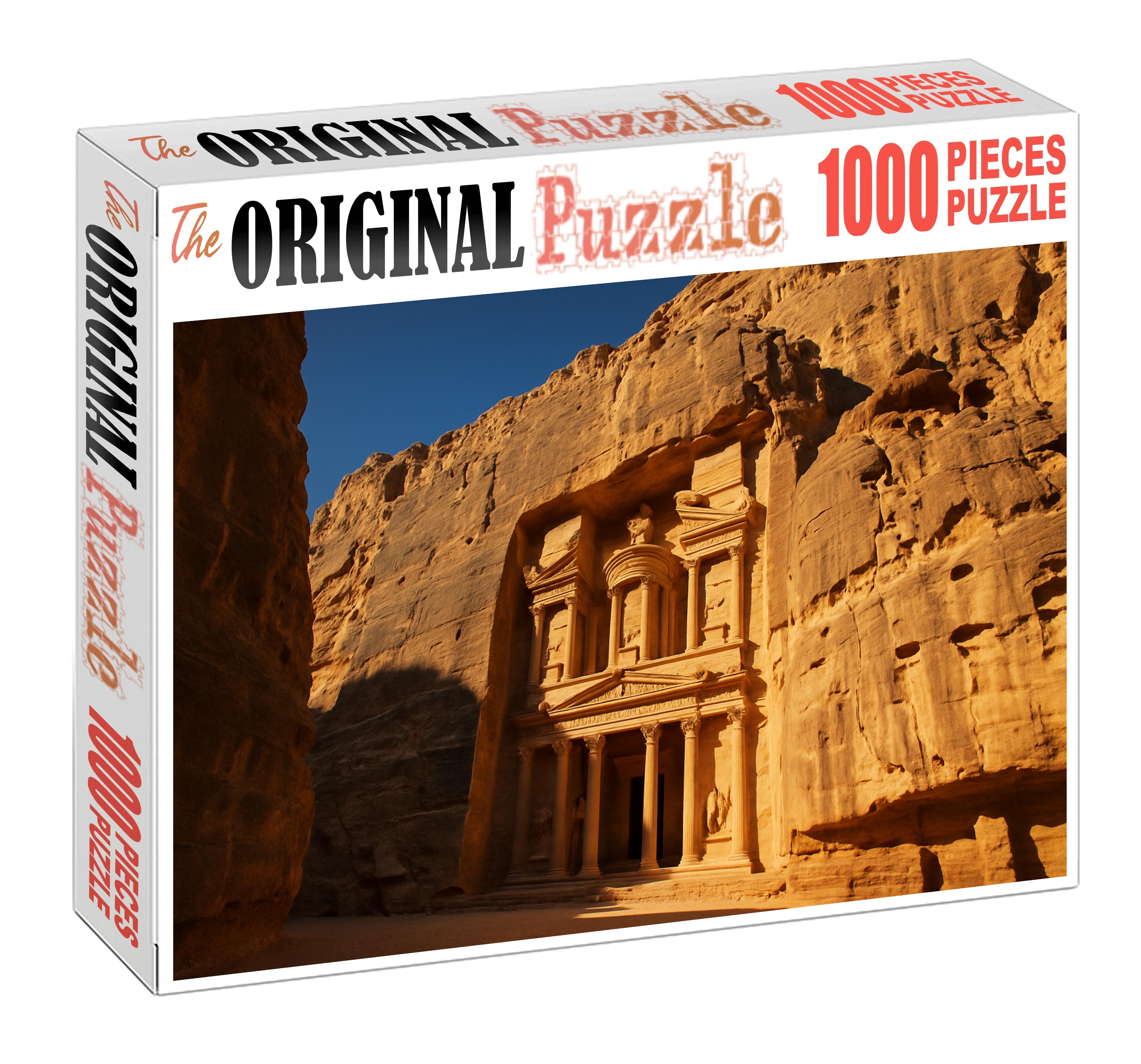 Petra Treasury Ma'an Governorate Jordan Admired By 7406 Worldwide As A Carved Rock Masterpiece Puzzle Fun