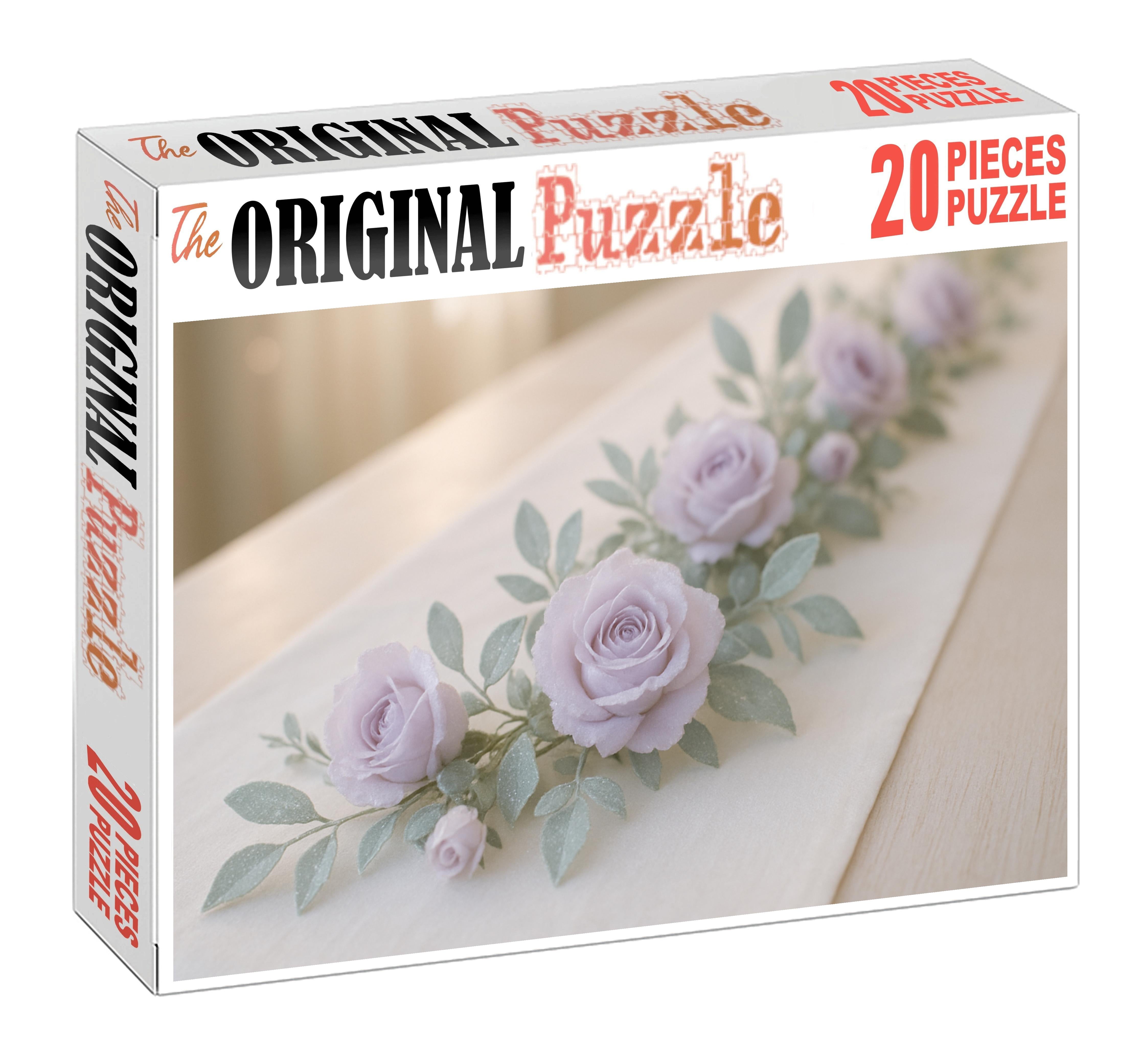 Frosted Morning Table Garland 200 Piece Puzzle