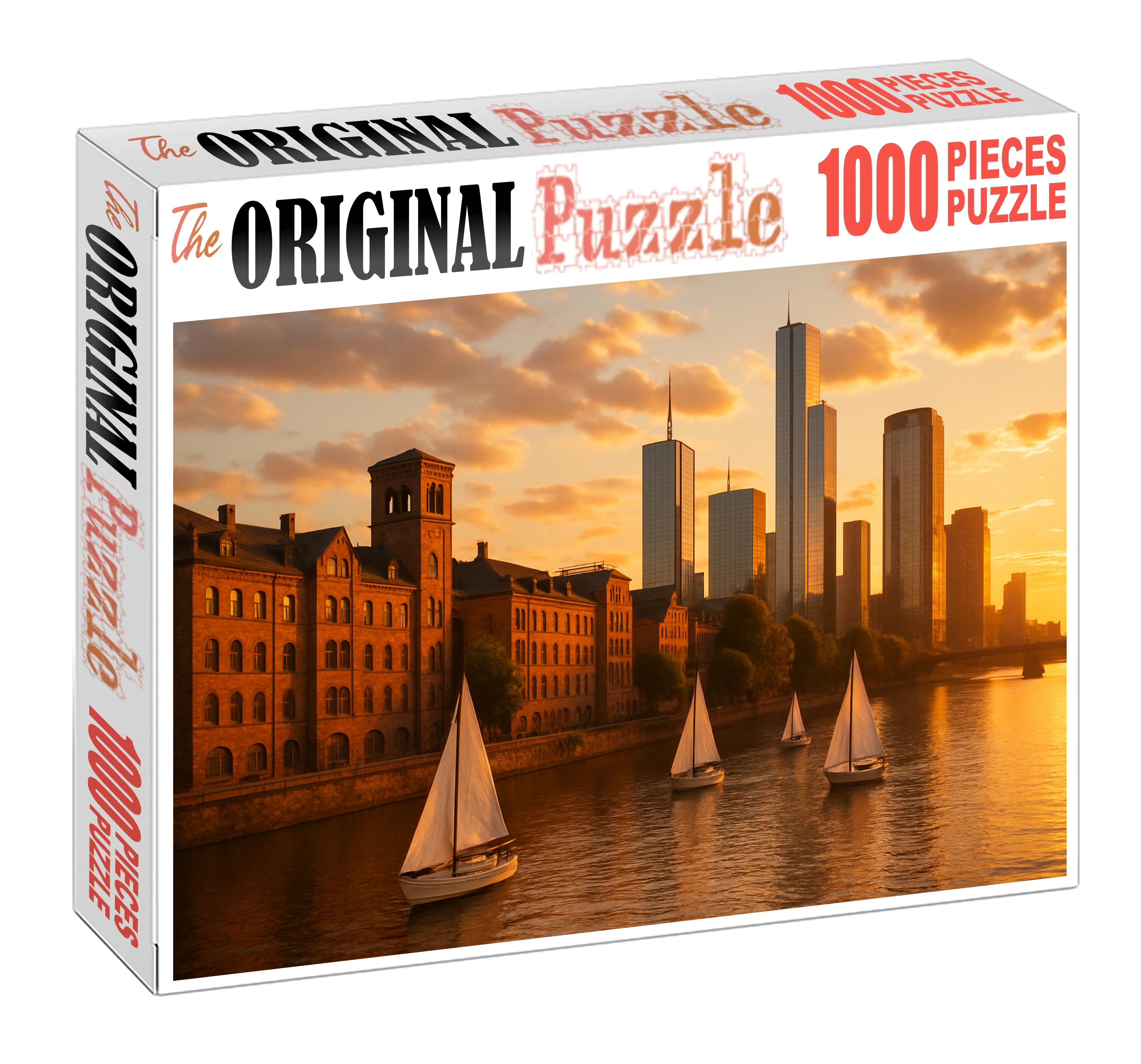 Buenos Aires Puerto Madero Skyline Historic Warehouses And Modern High-rises Large Format Puzzle