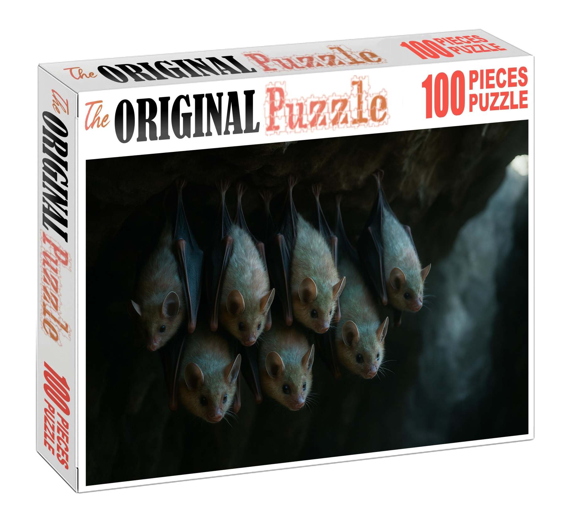 Pearlwing Bat Small Flying Mammal With Iridescent Fur And Echo-communication Custom Jigsaw Puzzle