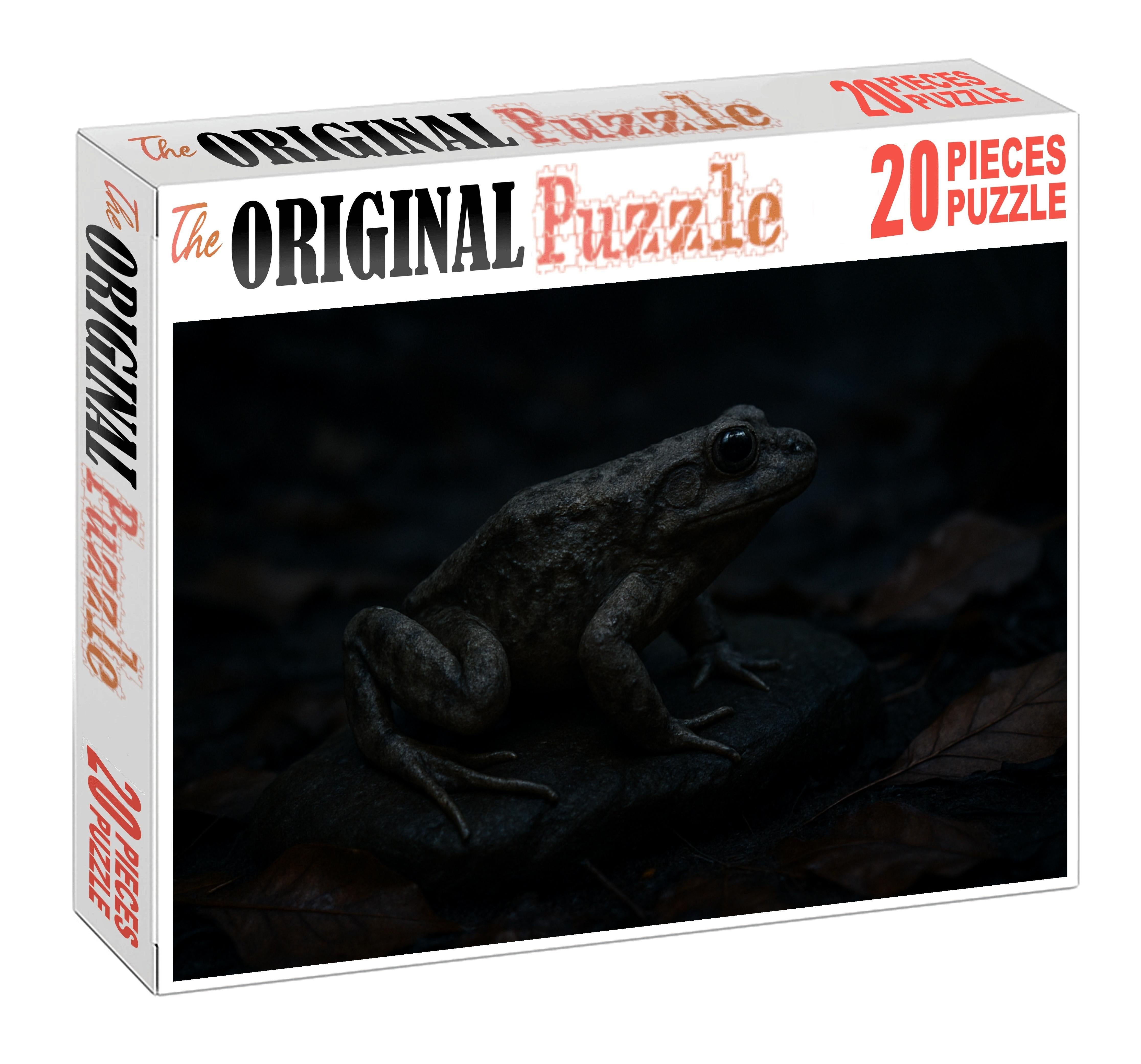 Duskshadow Hopper Elusive Amphibian With Camouflaged Skin And Powerful Legs Puzzle Fun