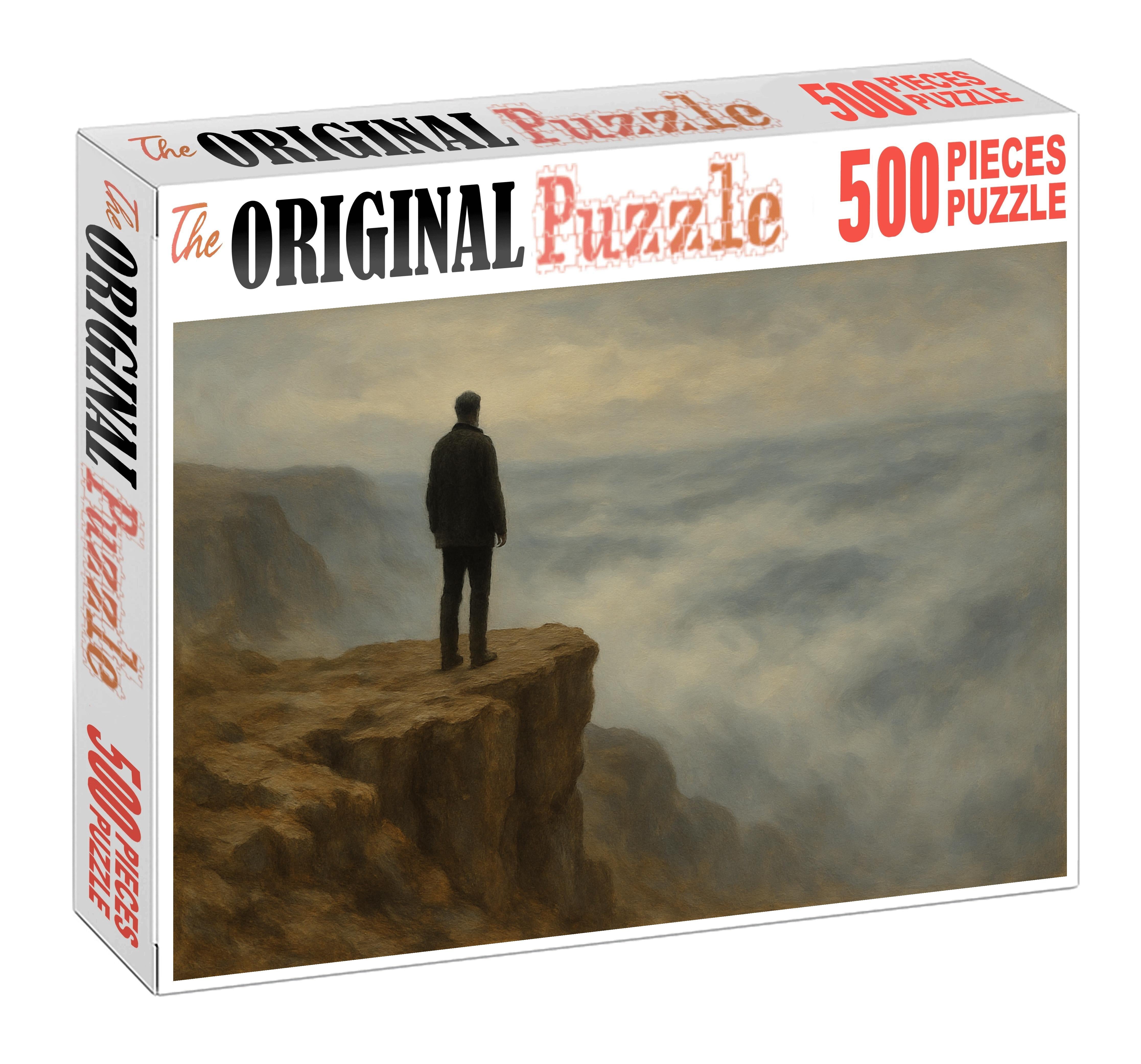 The Wanderer Above The Sea Of Fog Mini Puzzle