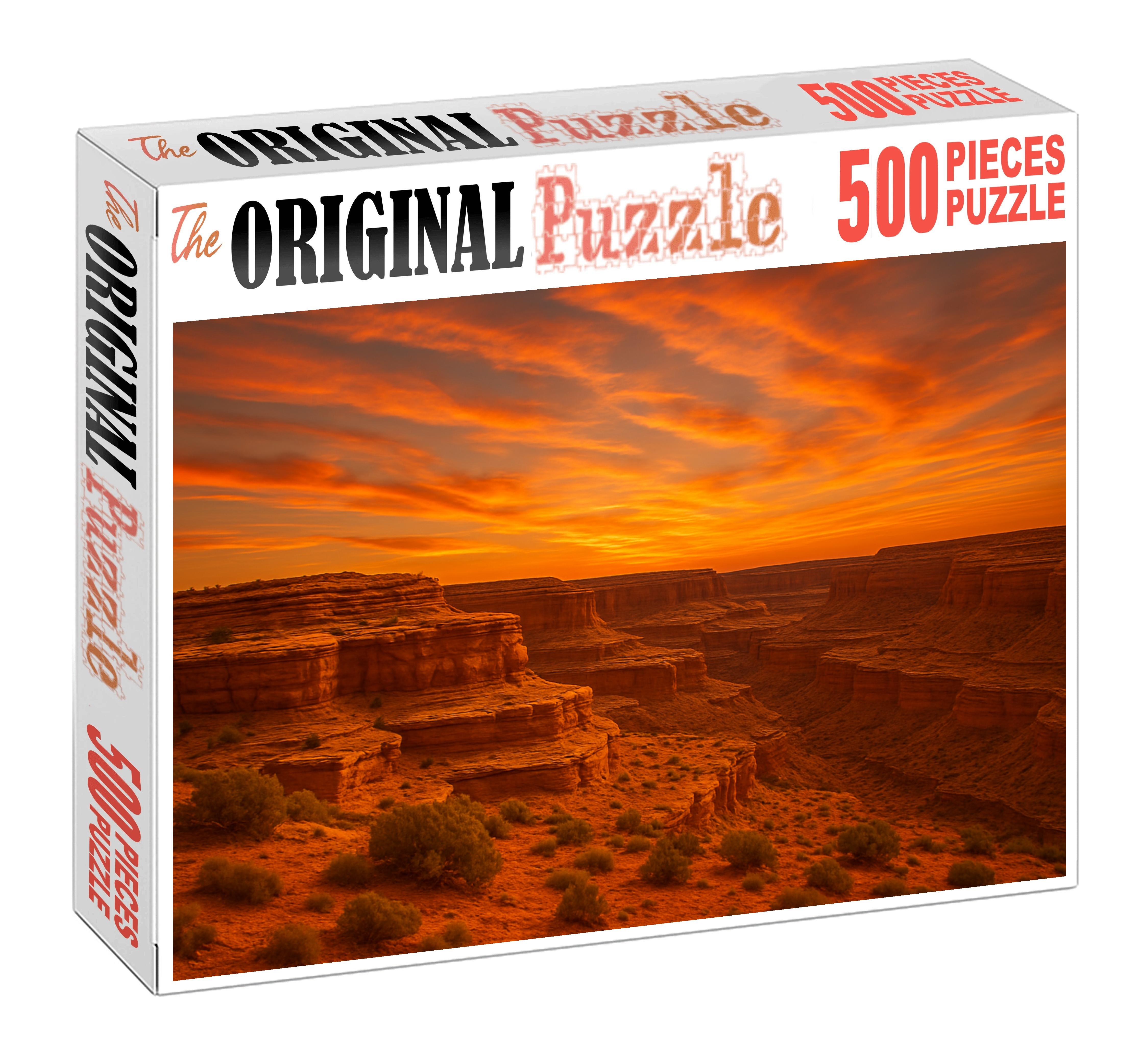 Amber Desert Mesa Puzzle Challenge
