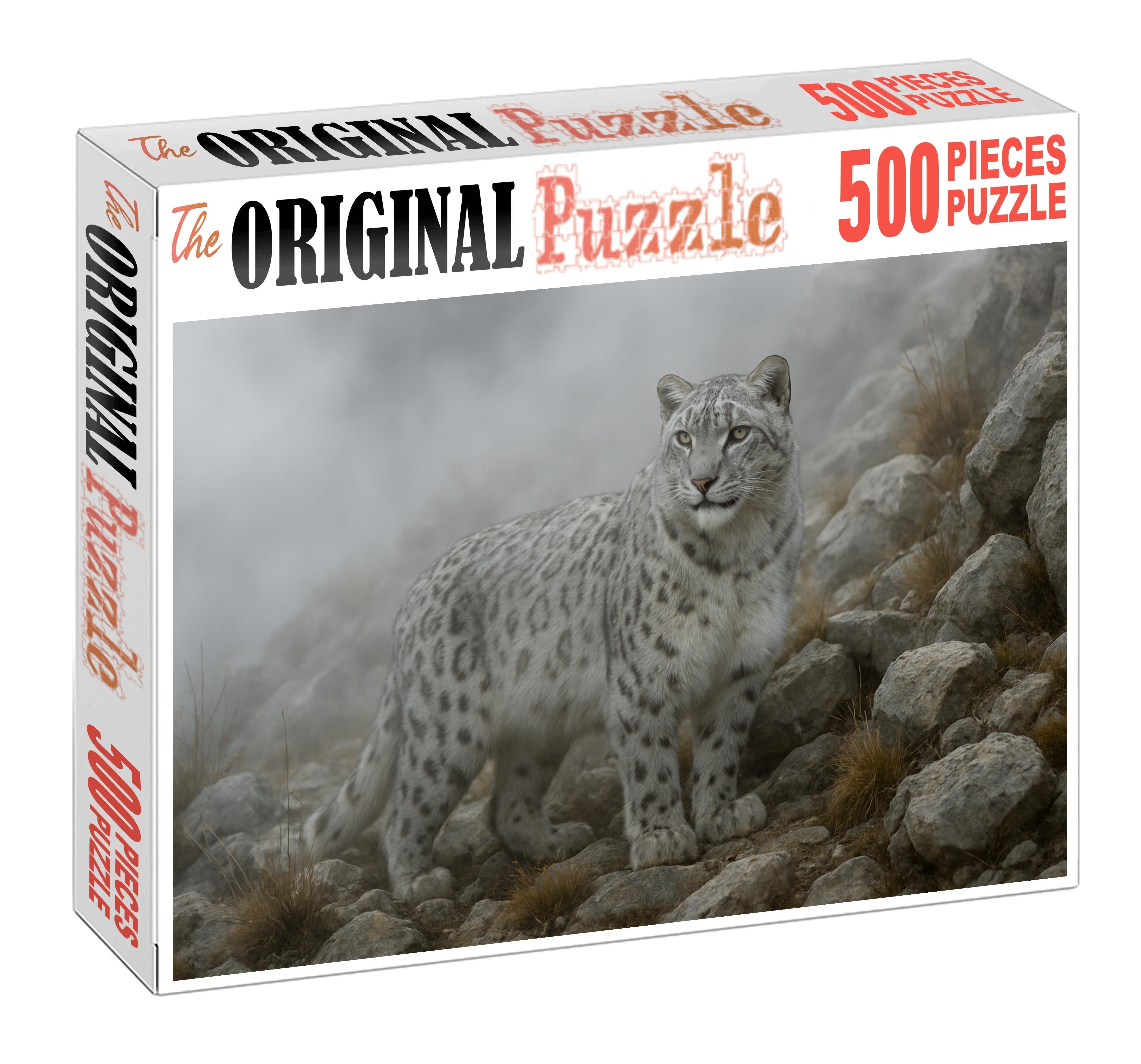 Silverback Mirage Ghostly Mountain Herbivore With Camouflaged Fur Mini Puzzle