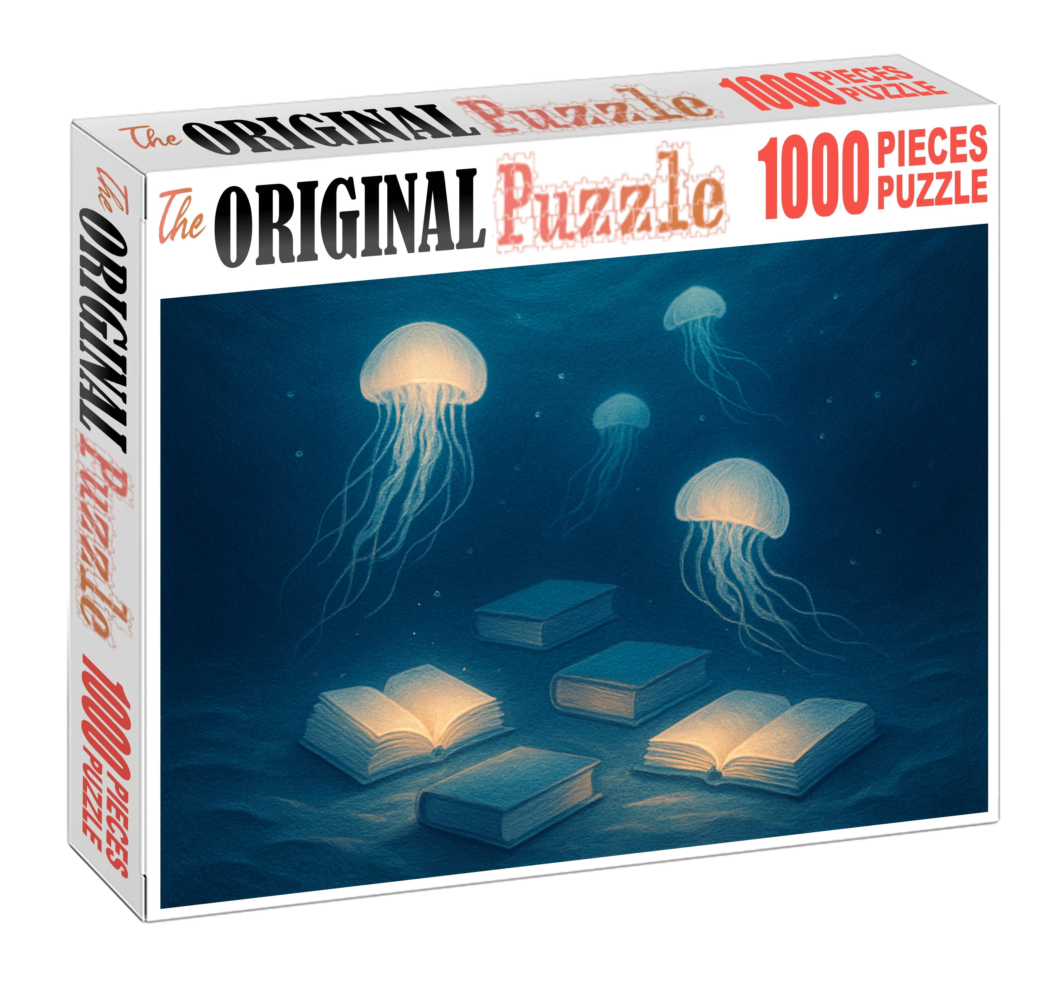 Jellyfish Library Of Night 500 Piece Puzzle