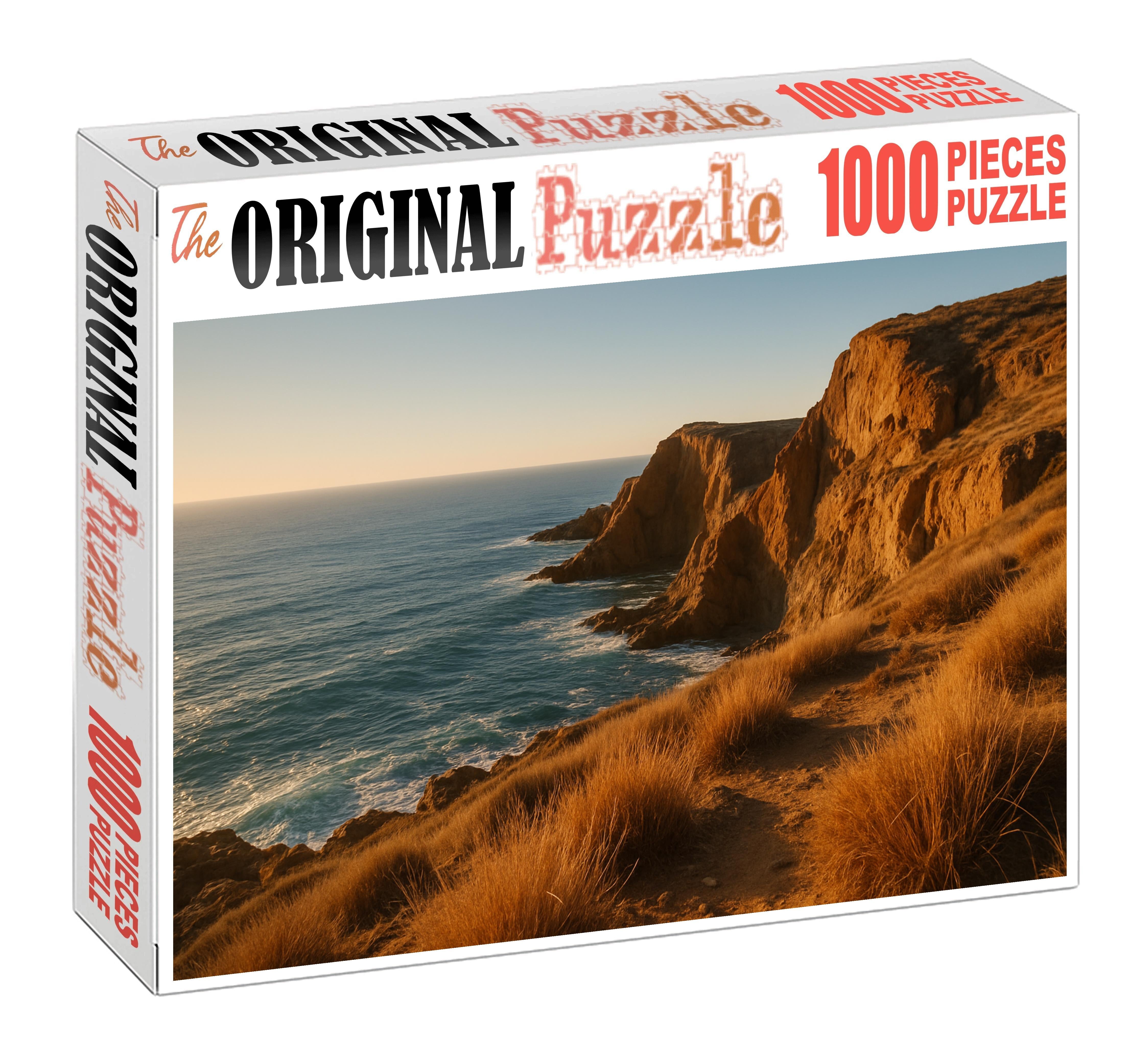 Sunlit Coastal Bluff 100 Piece Puzzle