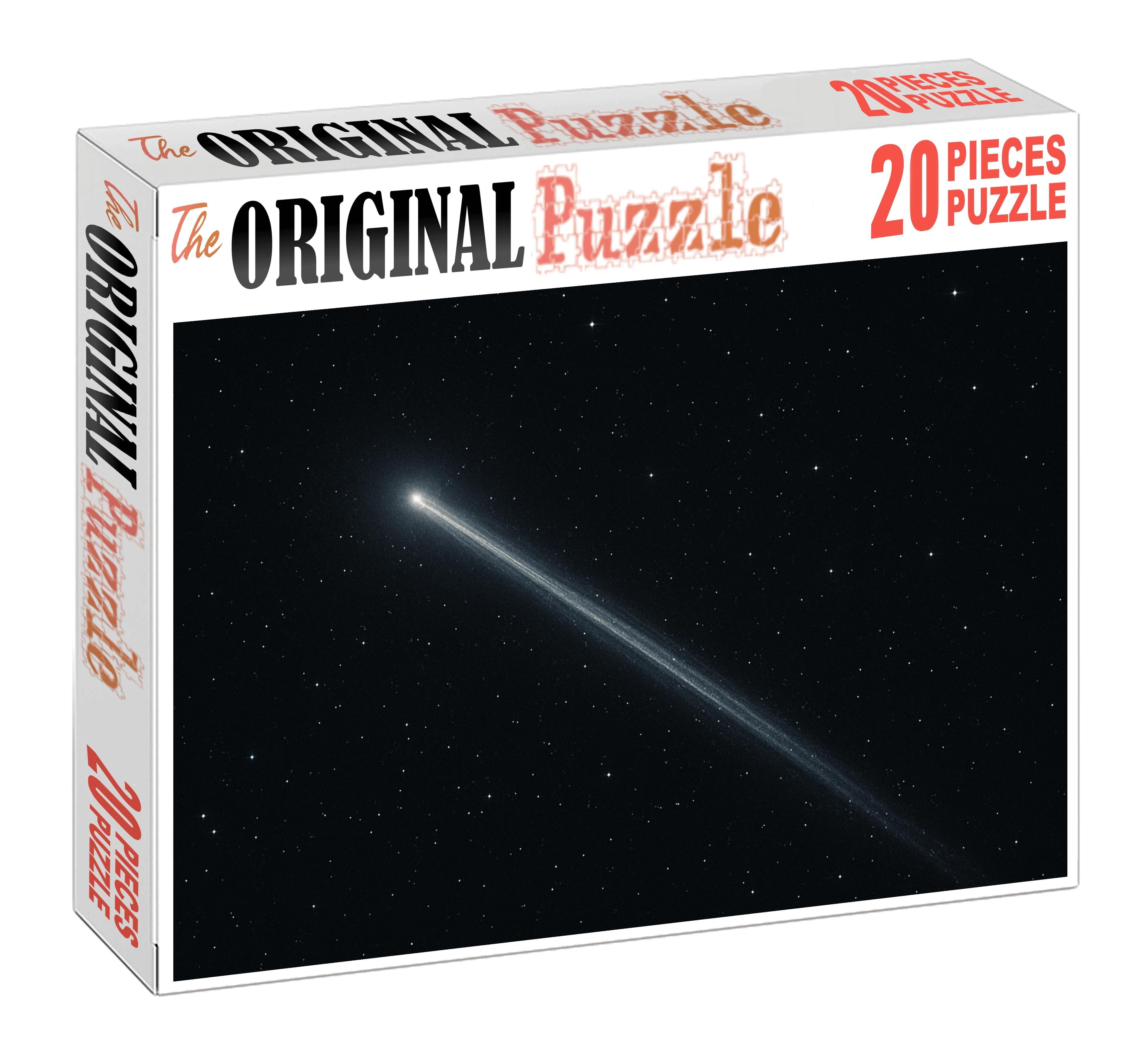 Silver Frosted Comet Tail Custom Jigsaw Puzzle