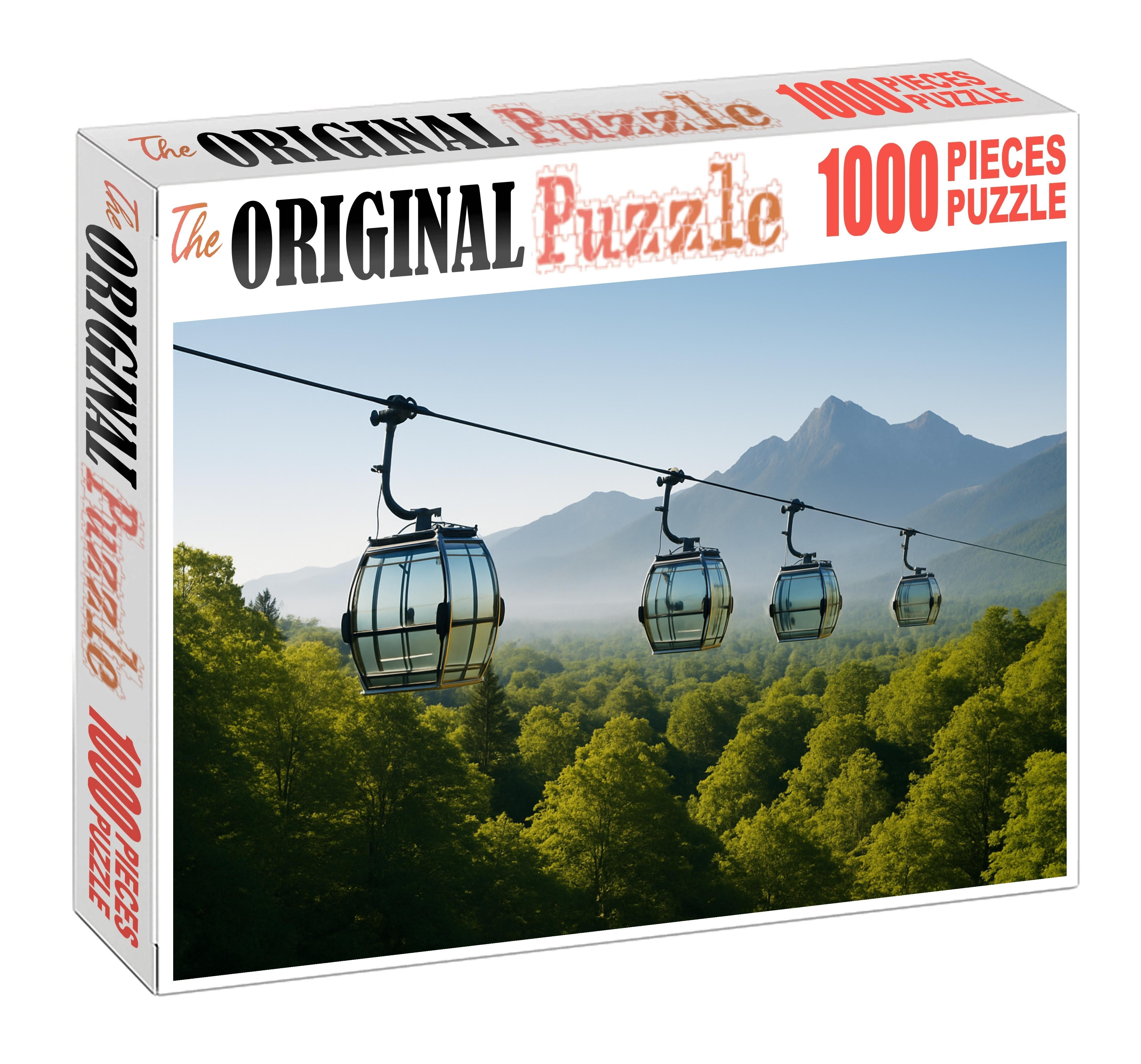 Cable-propelled Eco-friendly Gondola 500 Piece Puzzle