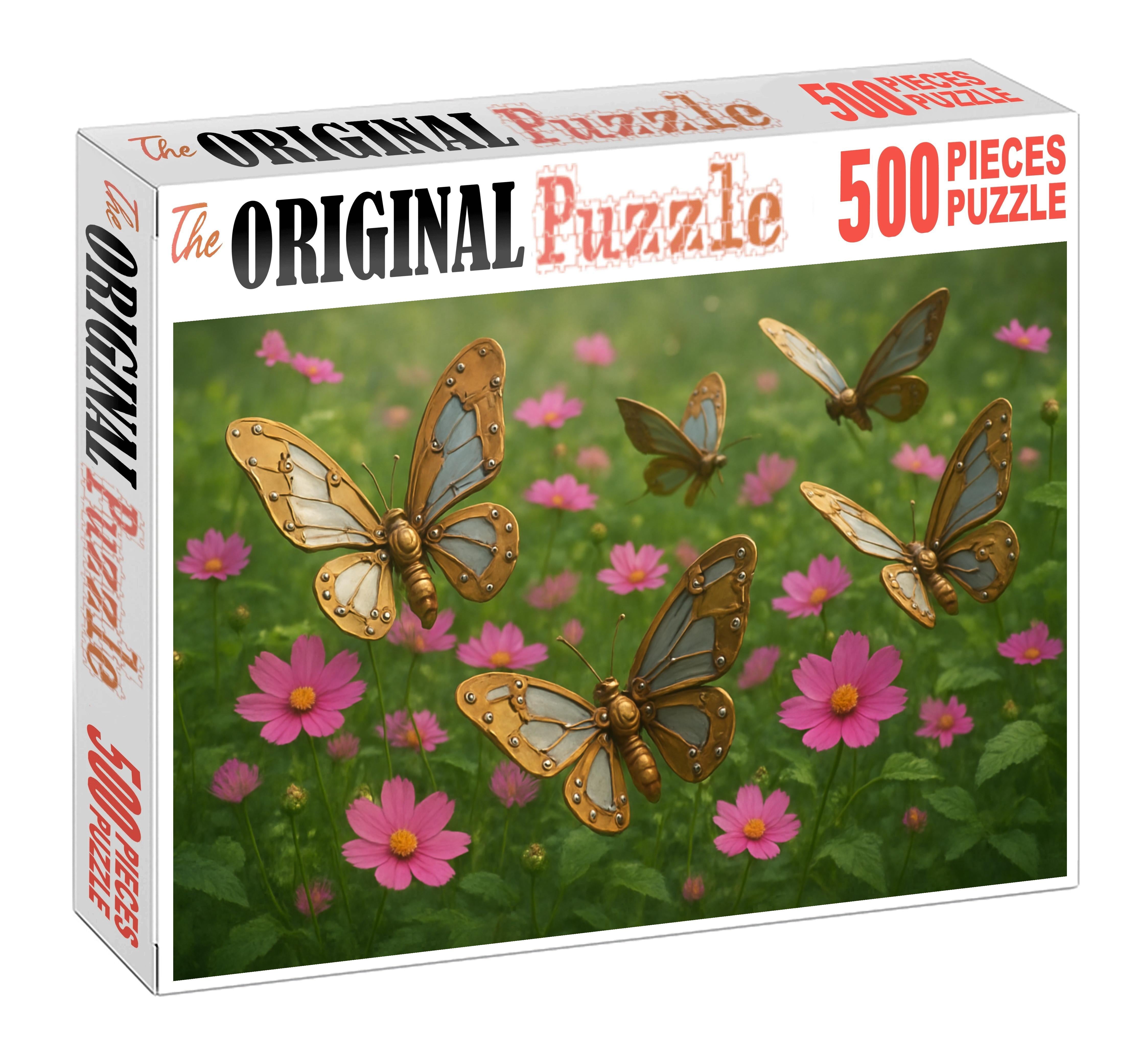 Garden Of Clockwork Butterflies 50 Piece Puzzle