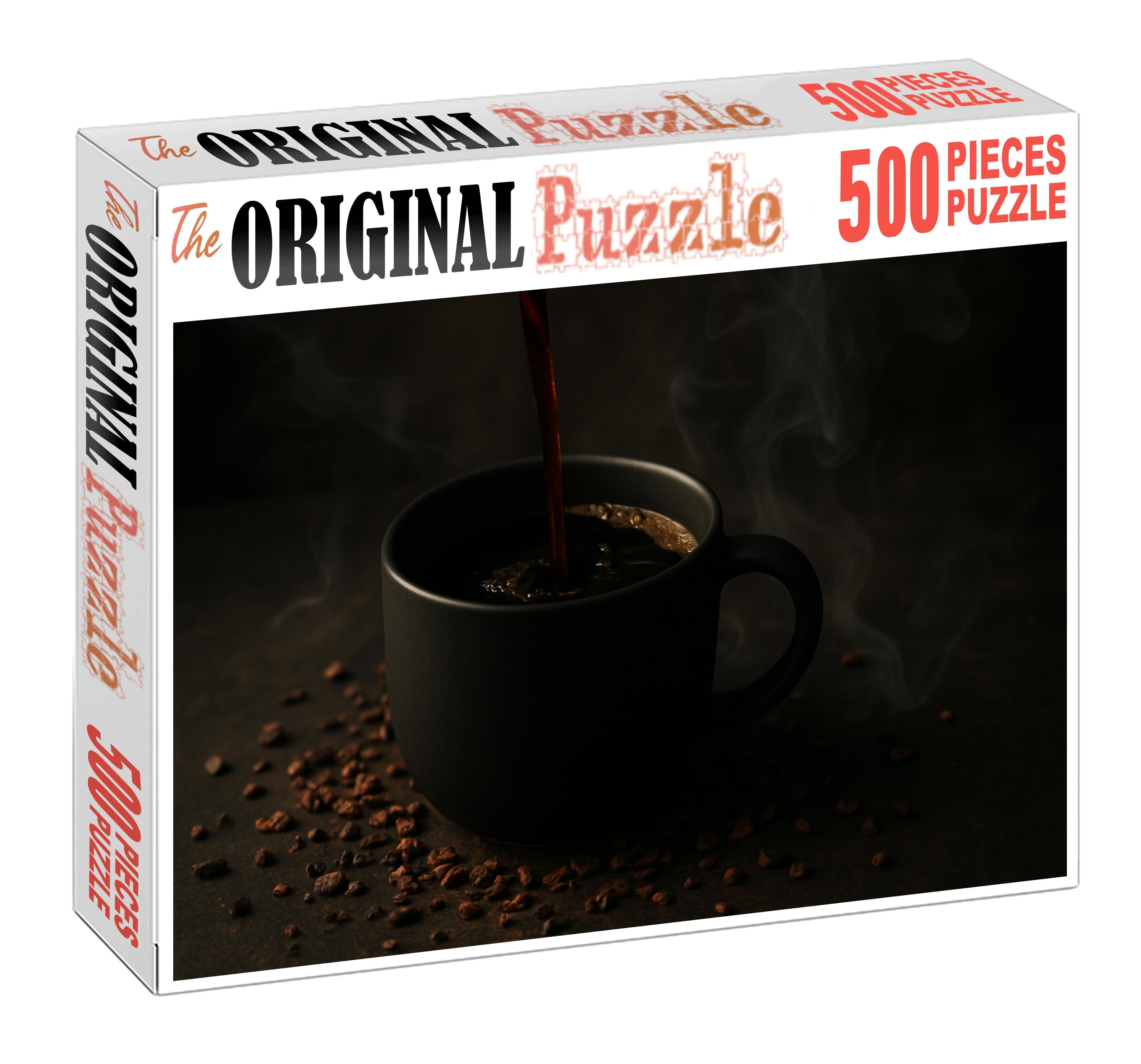 Midnight Velvet Dark Roast Coffee With Deep Chocolate And Smoke 200 Piece Puzzle