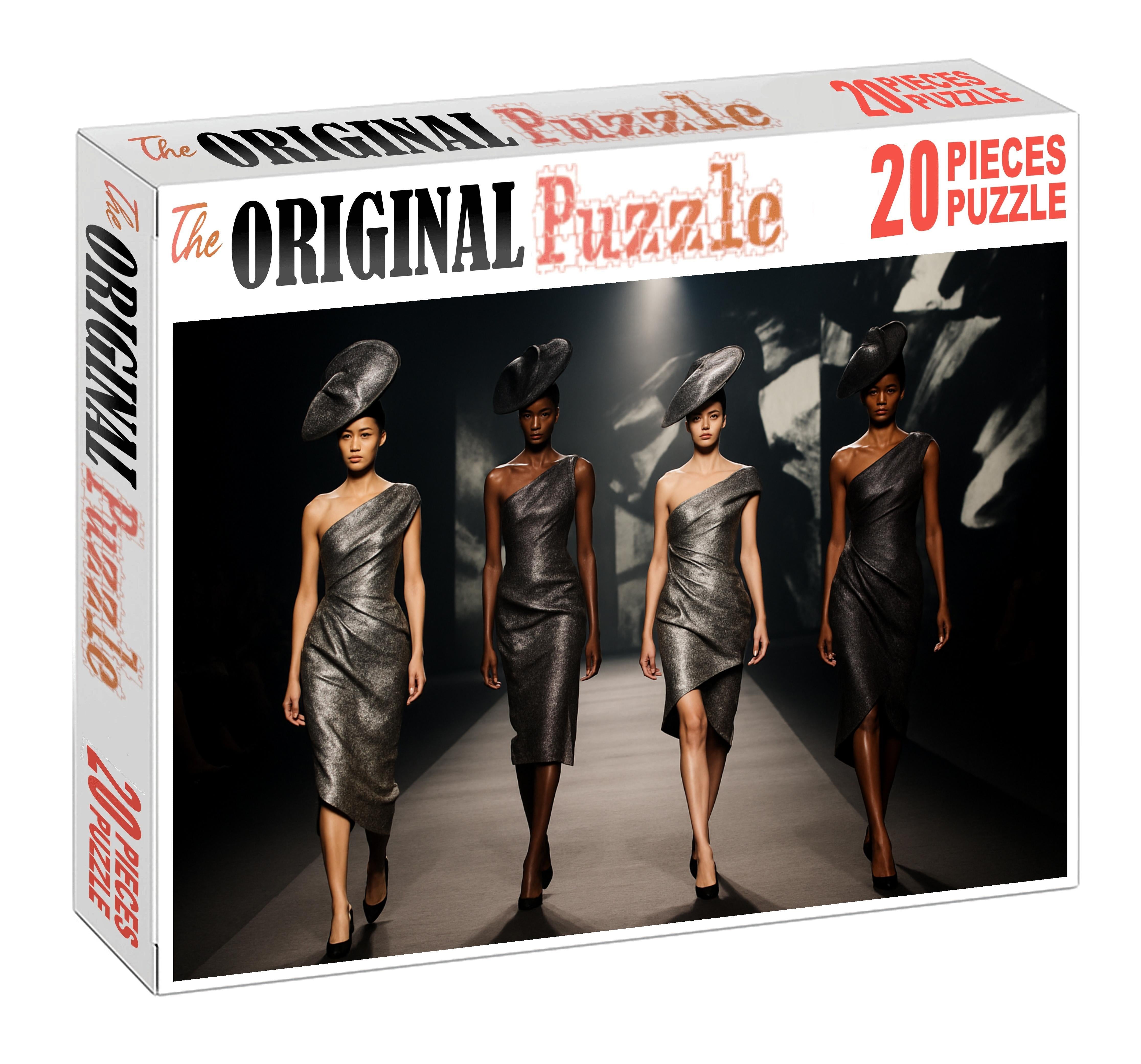 Avant-garde Fashion Showcase Experimental Silhouettes And Textures 50 Piece Puzzle