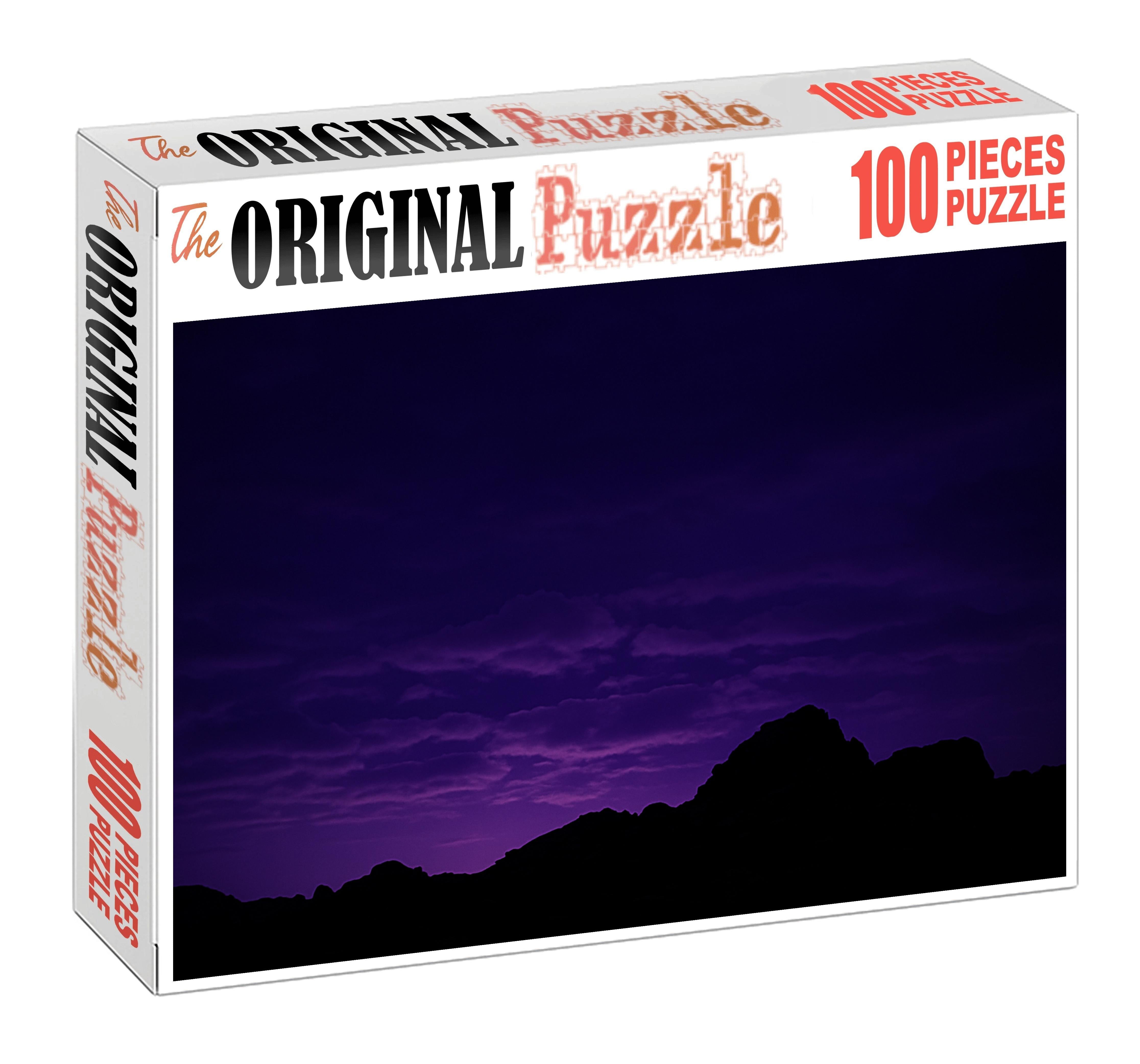 Dusky Violet Cascade Puzzle For Adults