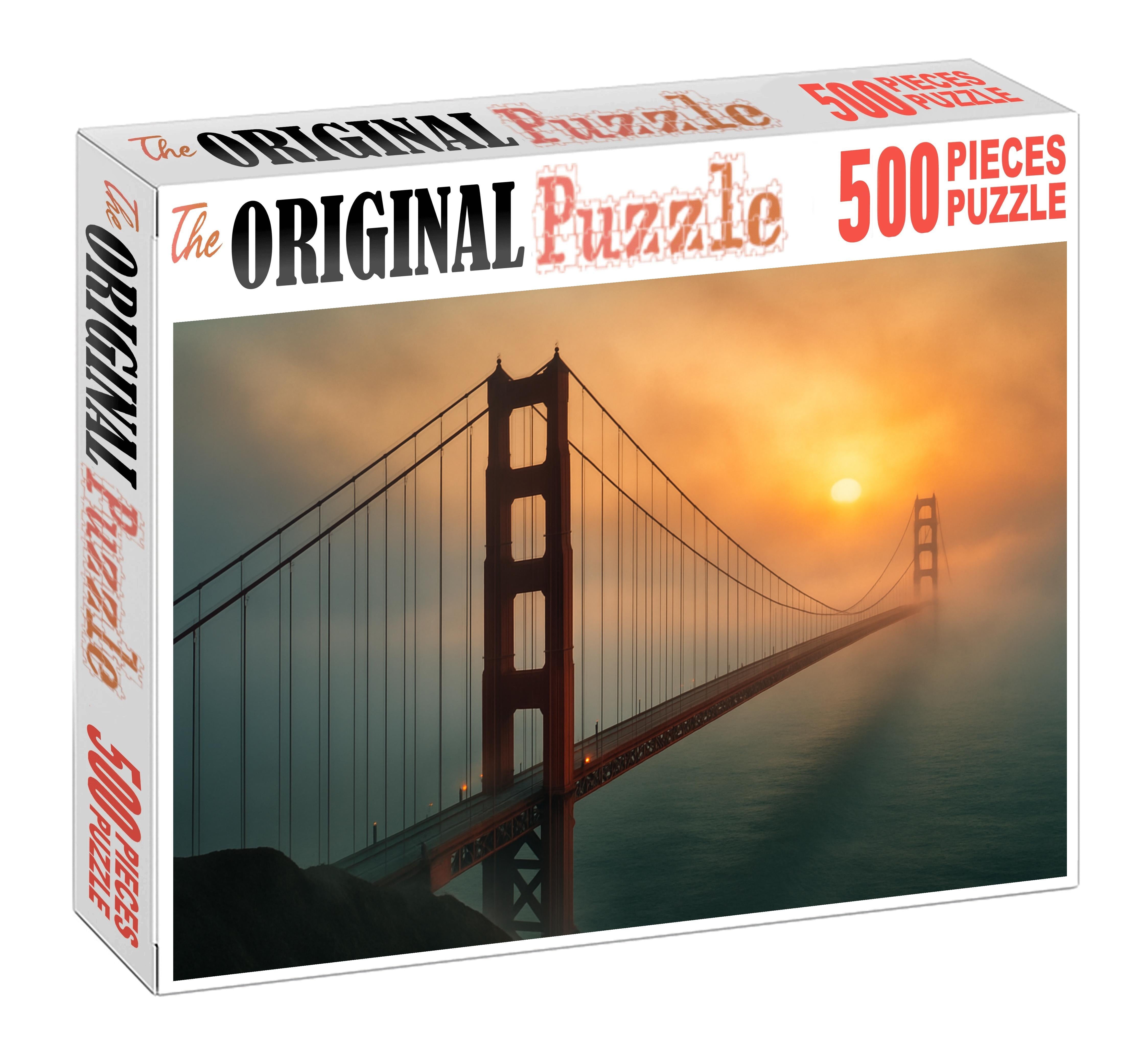 Golden Gate Bridge Located In San Francisco Usa Recognized By 8895 Globally As An Engineering And Cultural Landmark 1000 Piece Puzzle