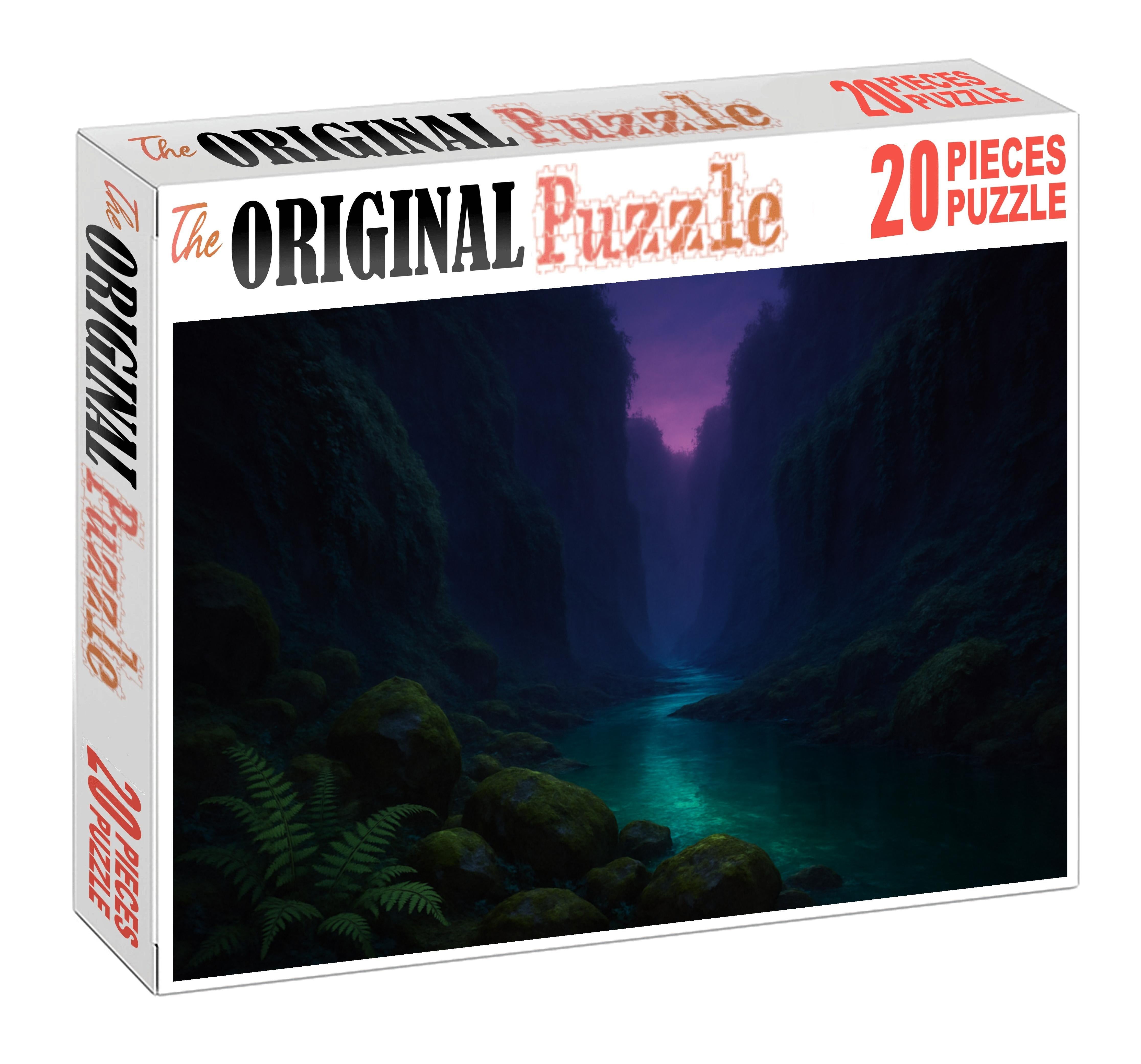 Emerald Twilight Ravine Puzzle For Adults