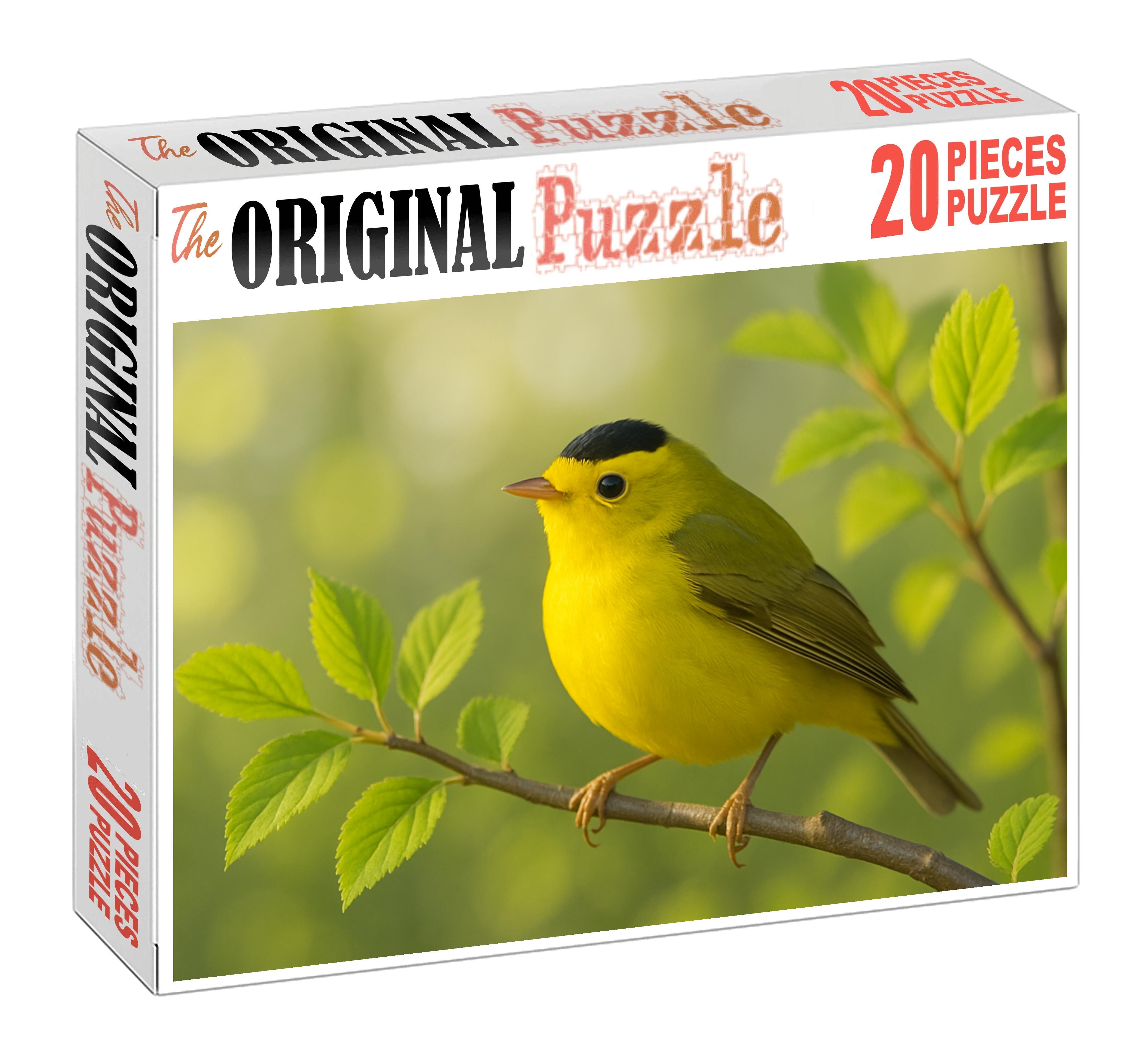 Wilsons Warbler Little Flash Of Yellow Puzzle Fun