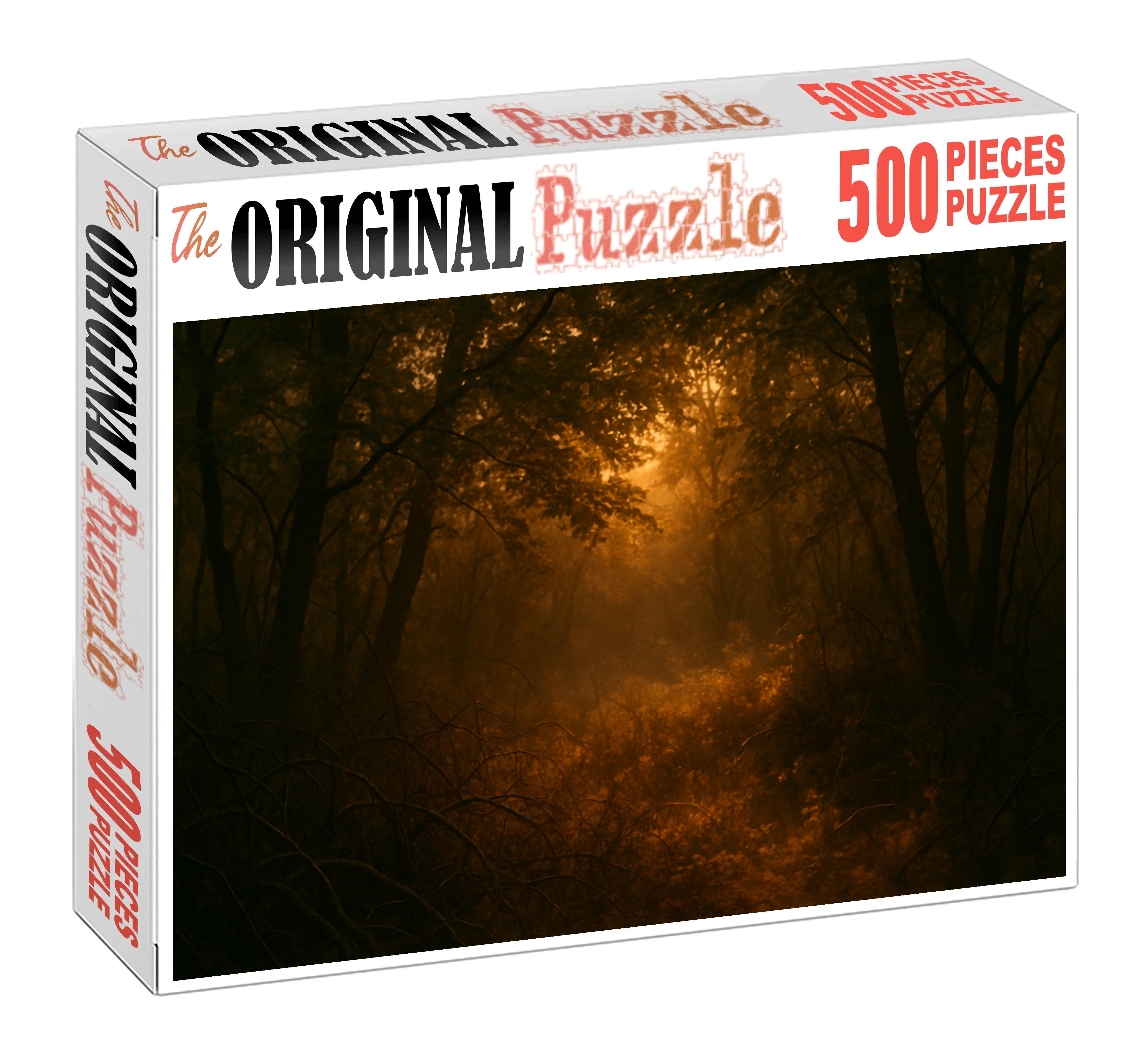 Amber Twilight Thicket Premium Puzzle Pieces