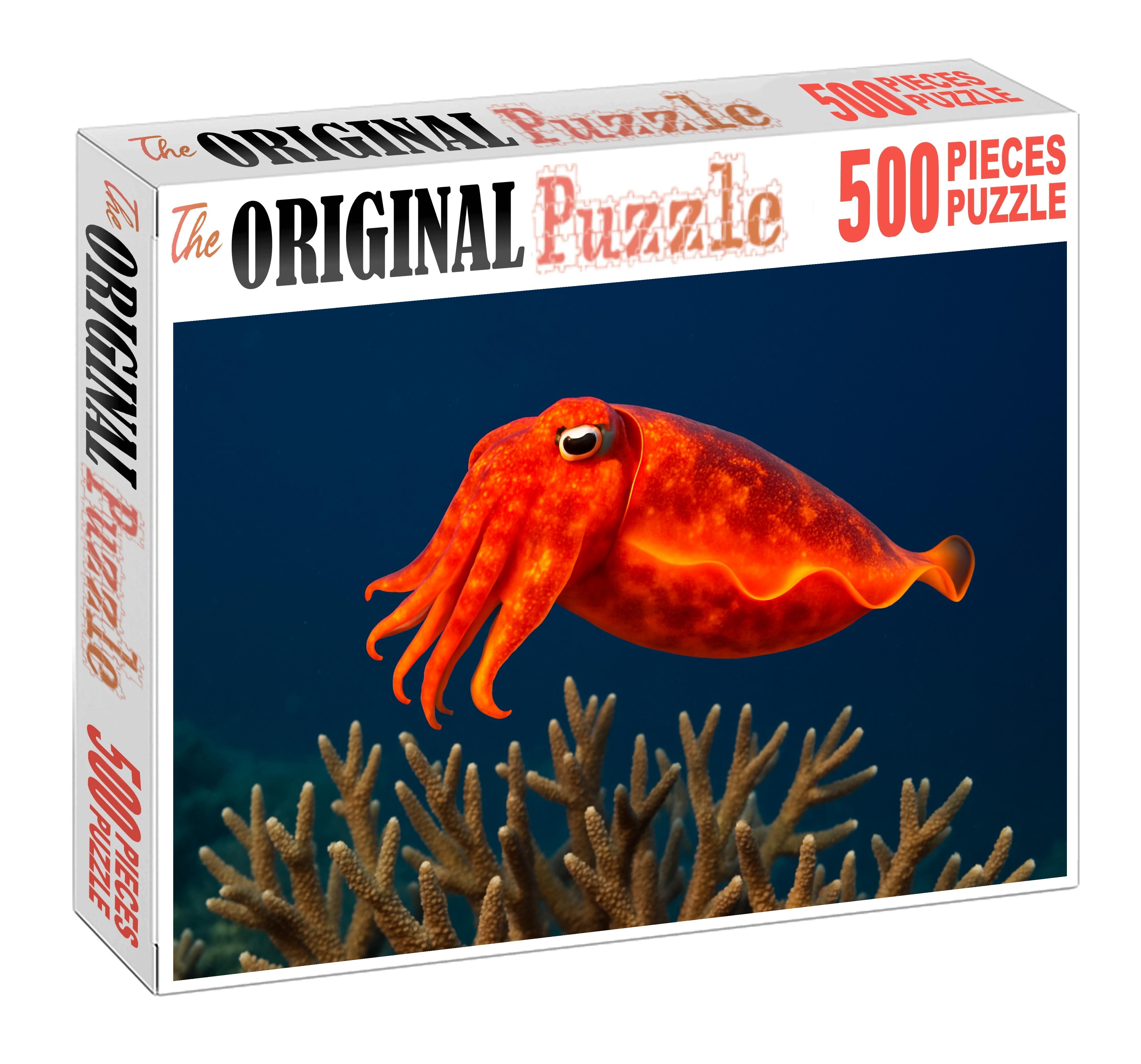 Sunset Glow Cuttlefish Master Of Color And Movement 1000 Piece Puzzle