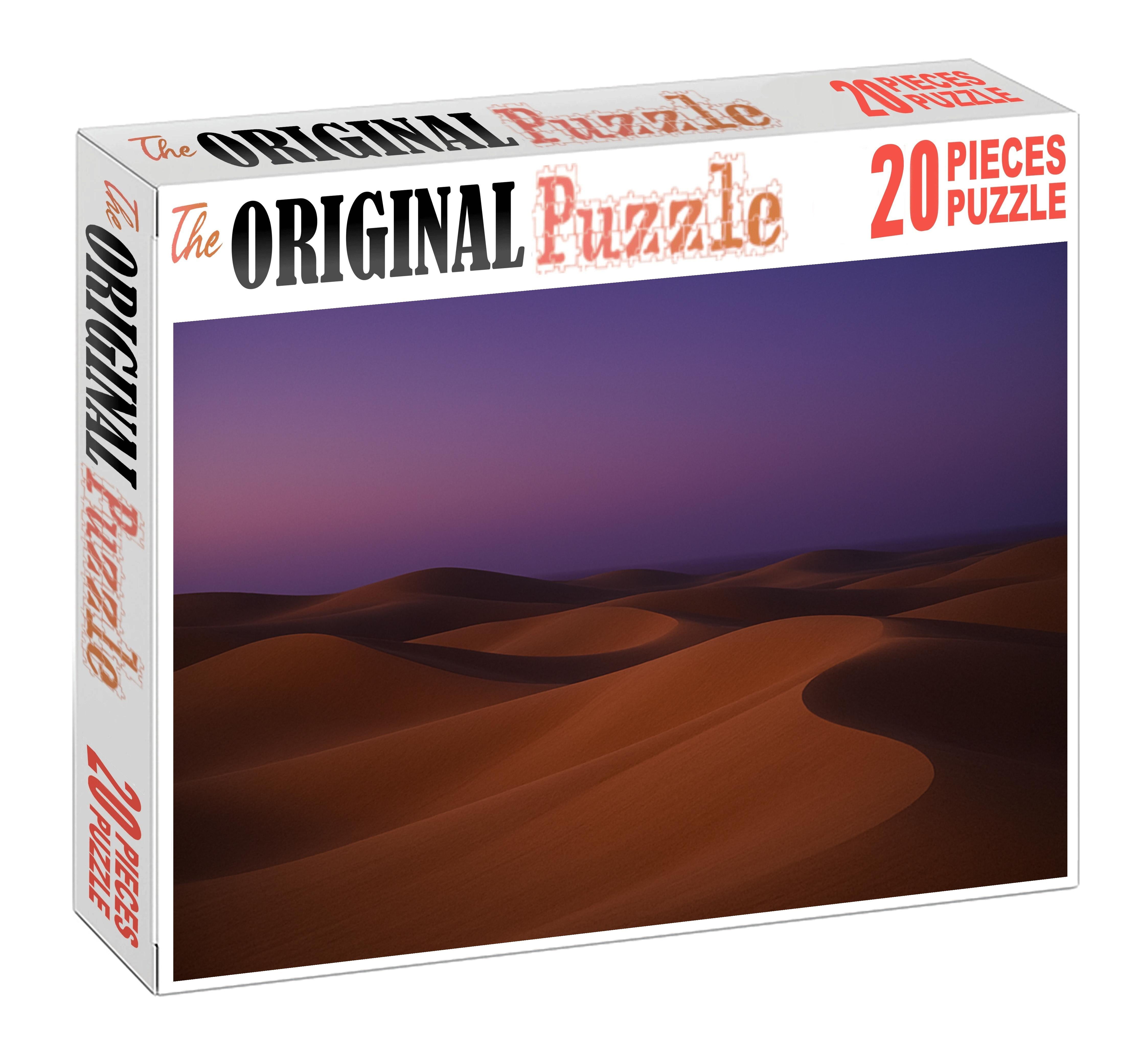 Dusky Rolling Dune Waves 1000 Piece Puzzle