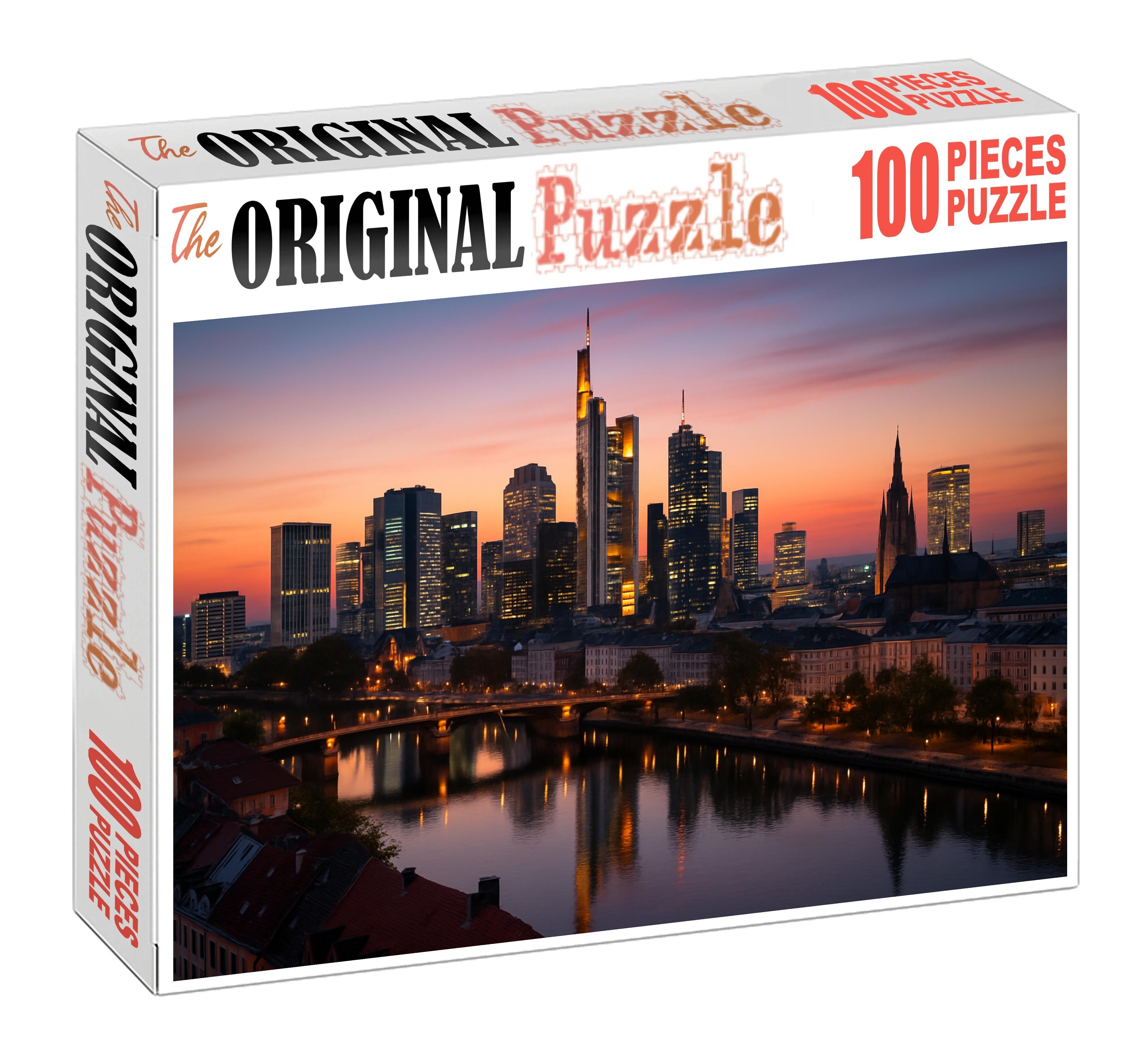 Frankfurt Skyline Germanys Leading Financial District And One Of Europes Most Prominent High-rise Clusters 200 Piece Puzzle