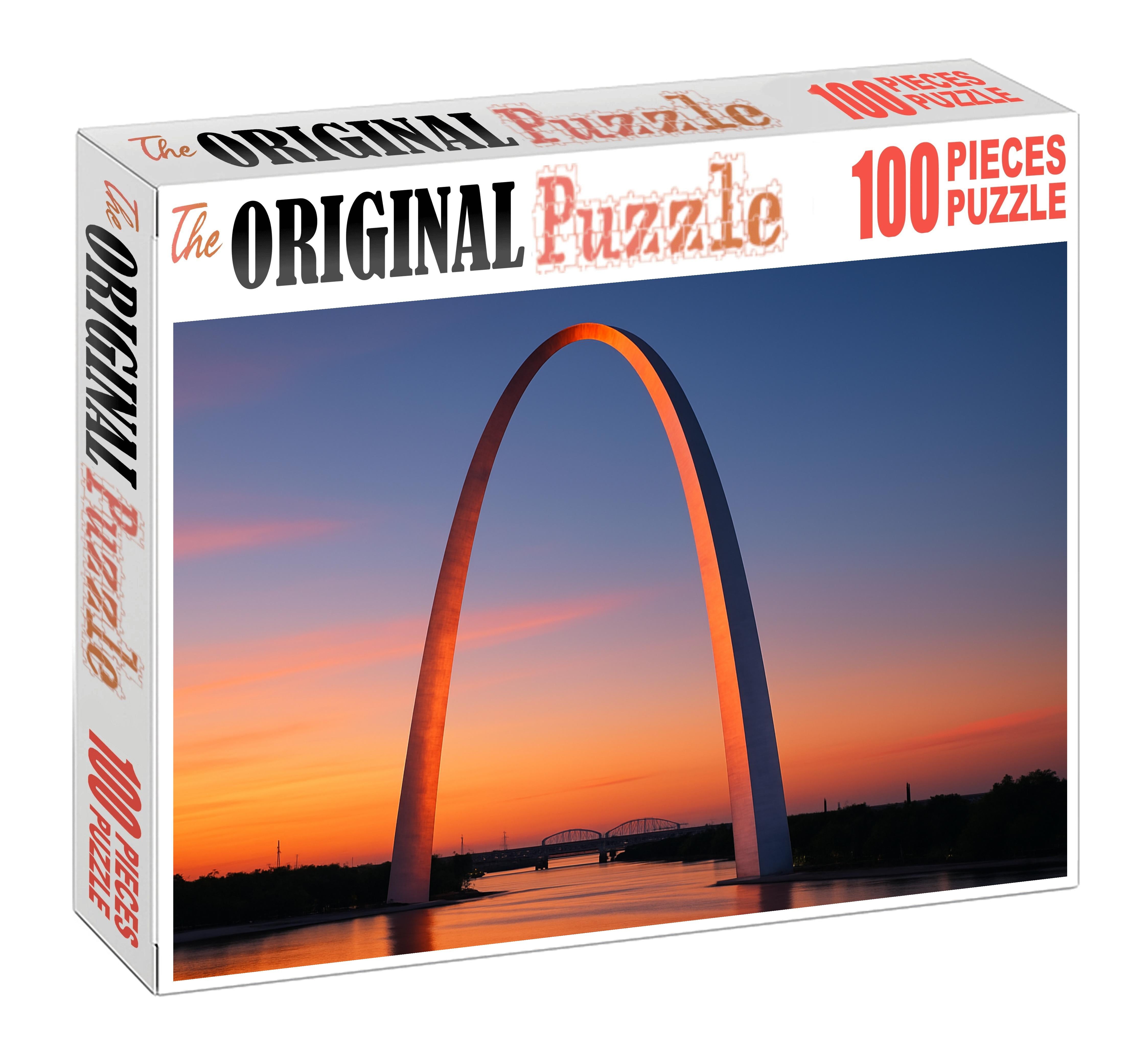 The Gateway Arch Located In St Louis Missouri Usa Recognized By 6950 Of Americans As A Symbol Of Westward Expansion Large Format Puzzle