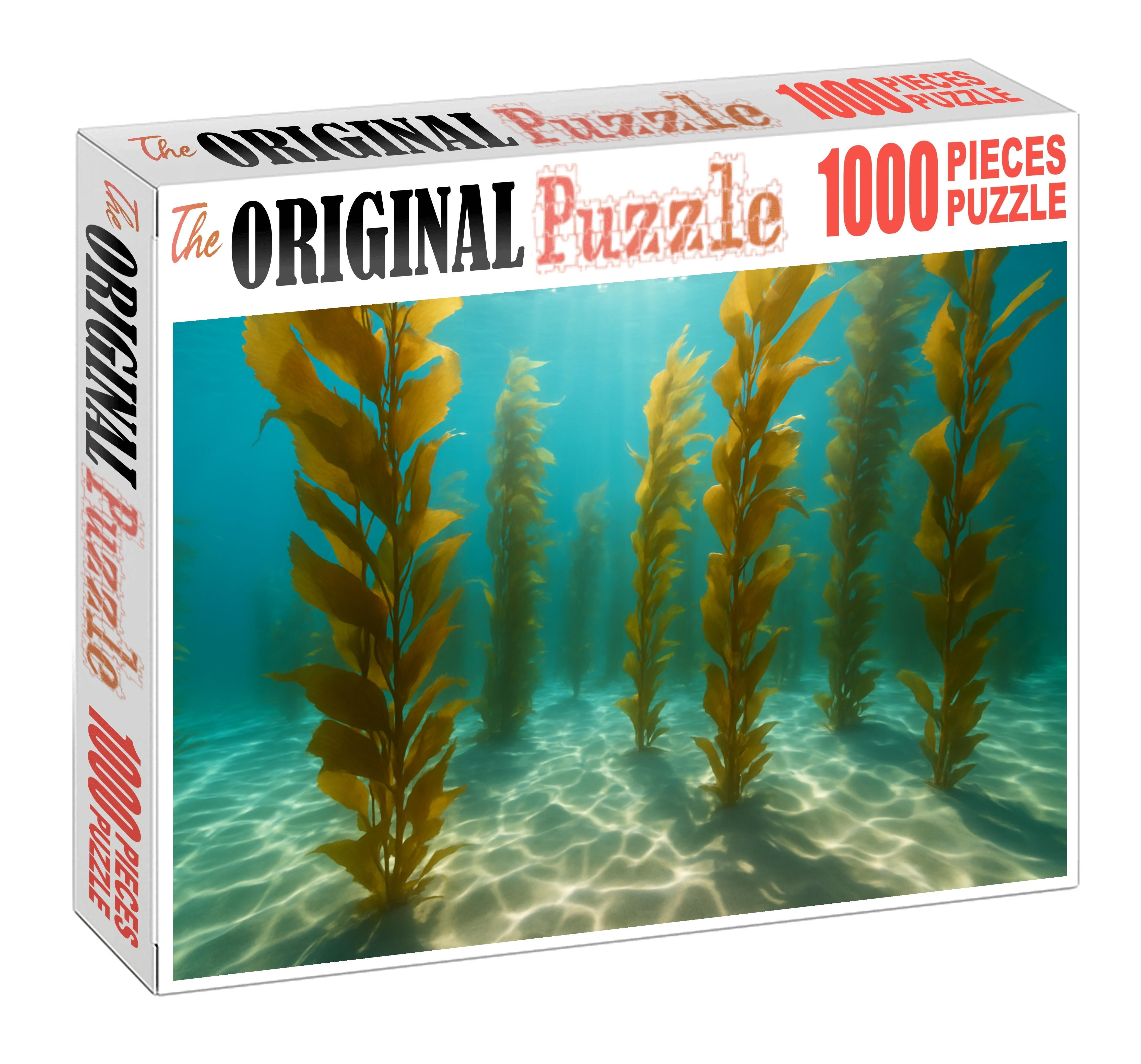 Golden Kelp Labyrinth Custom Jigsaw Puzzle