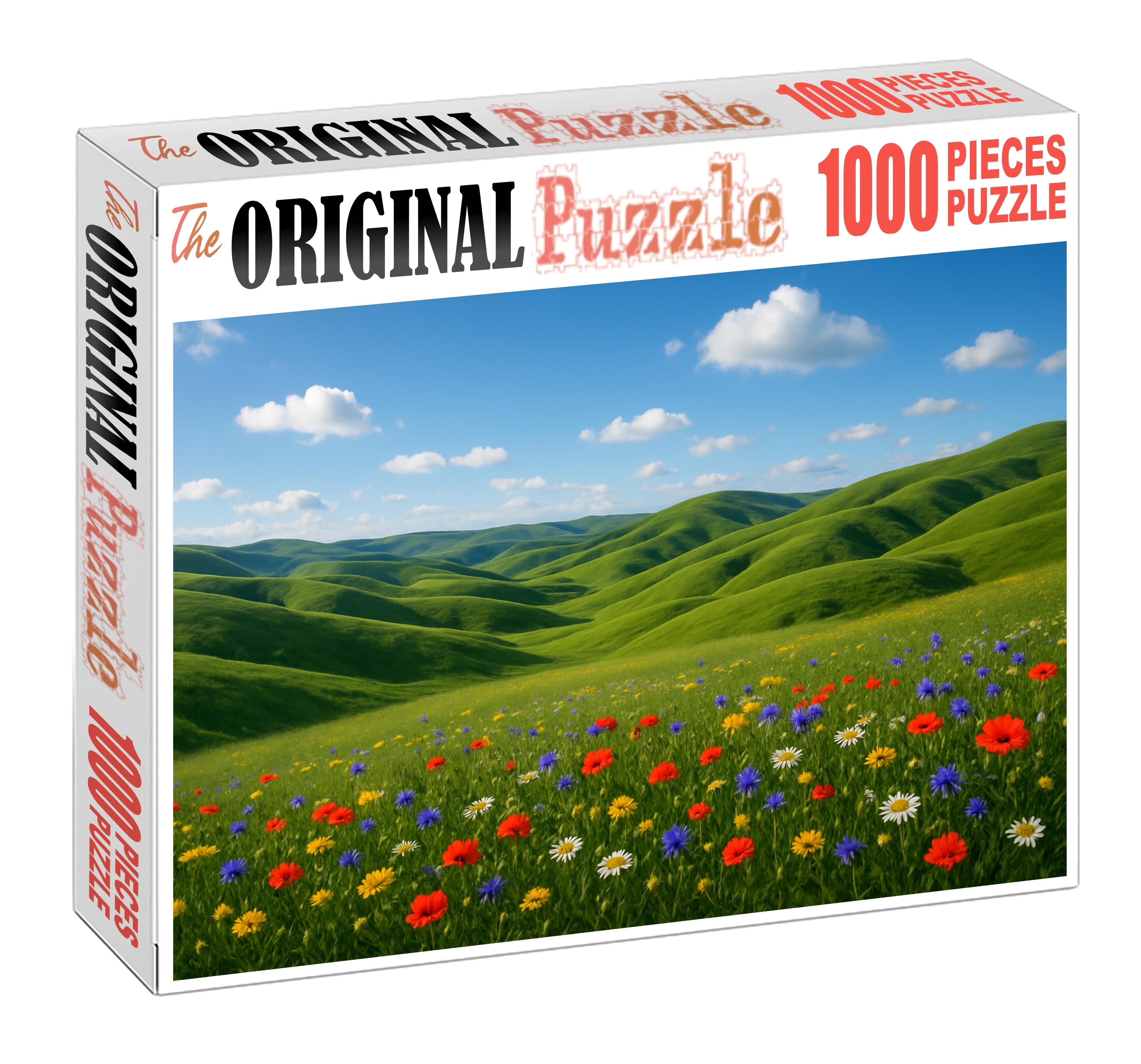 Verdant Hilltop Escarpment 20 Piece Puzzle