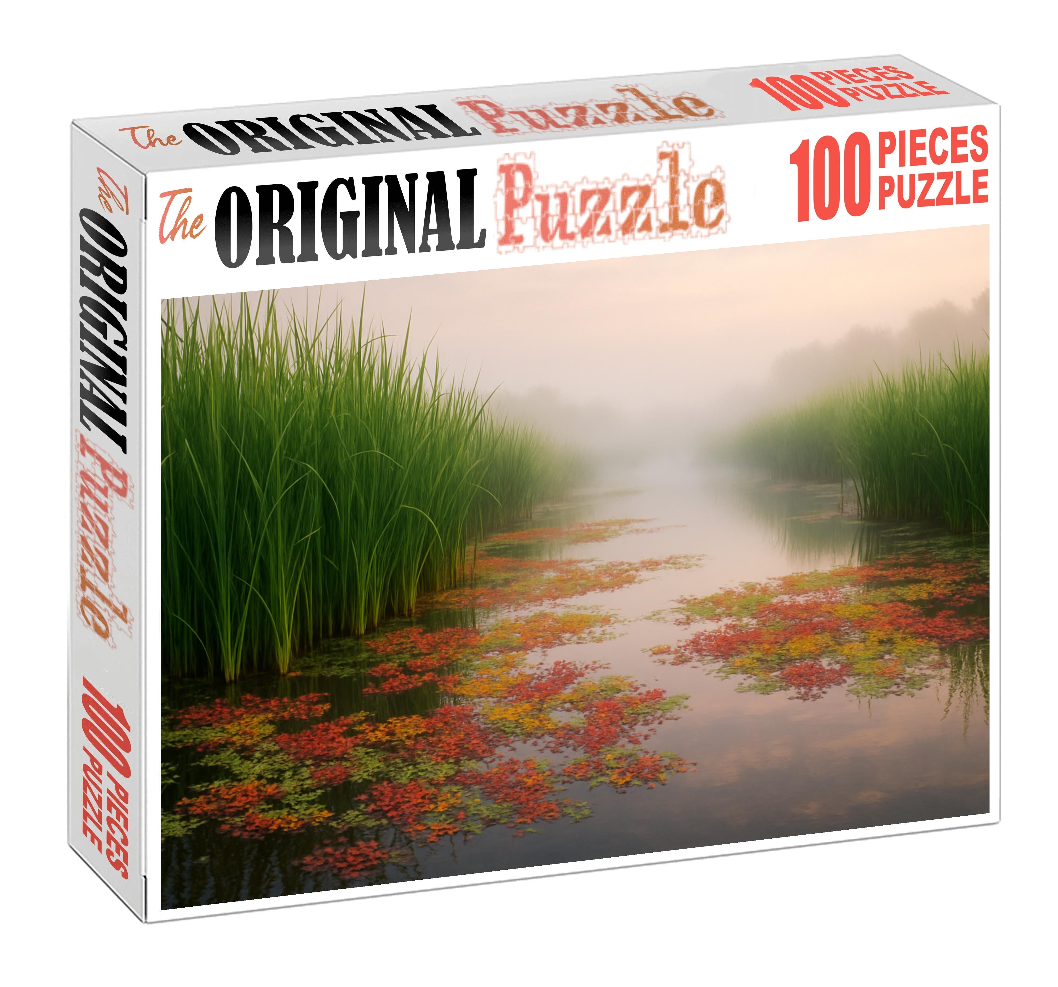 Verdant Marshlands Preserve Custom Jigsaw Puzzle