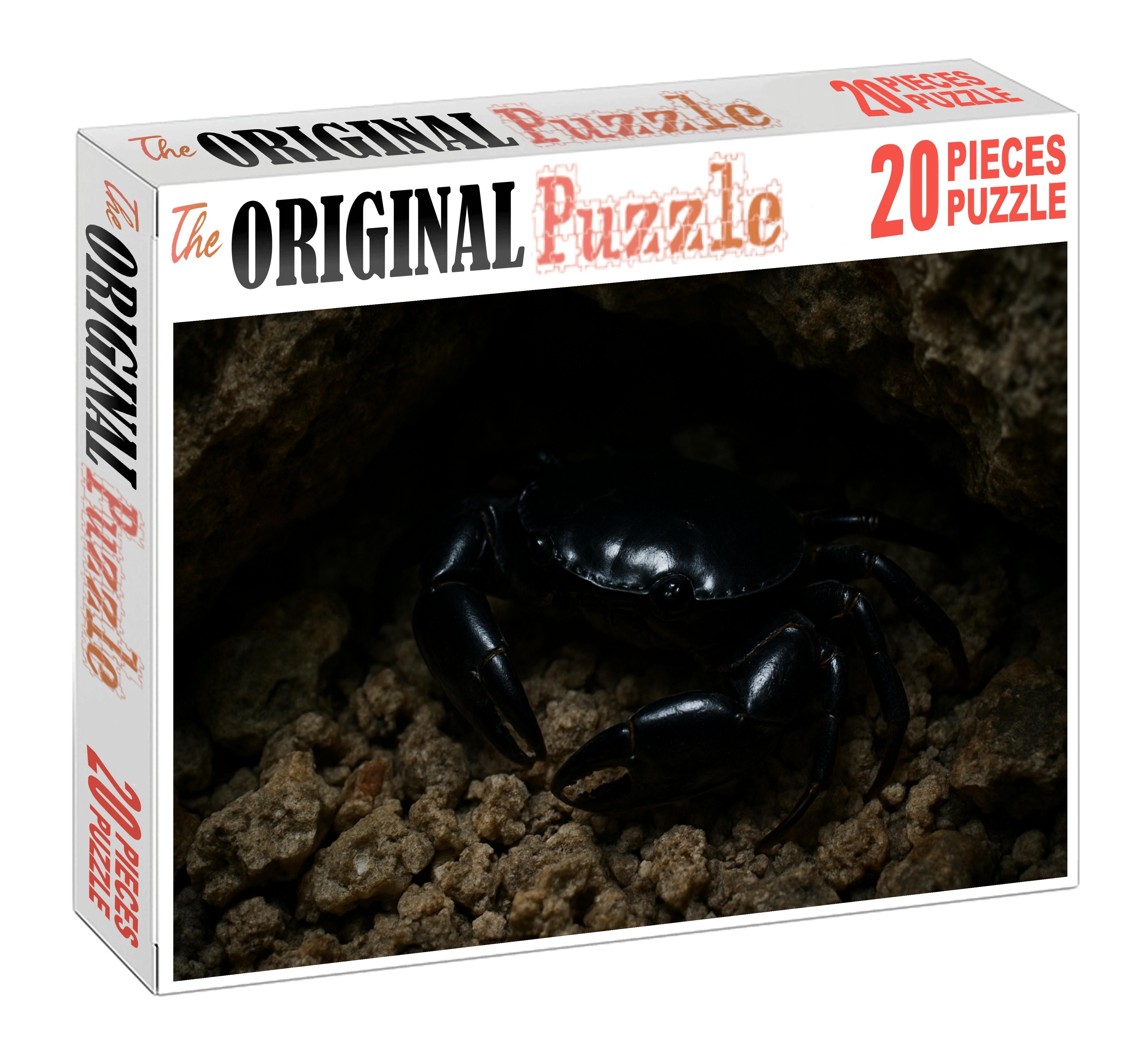 Onyx Reef Crab Nocturnal Scuttler With Polished Carapace Family Puzzles