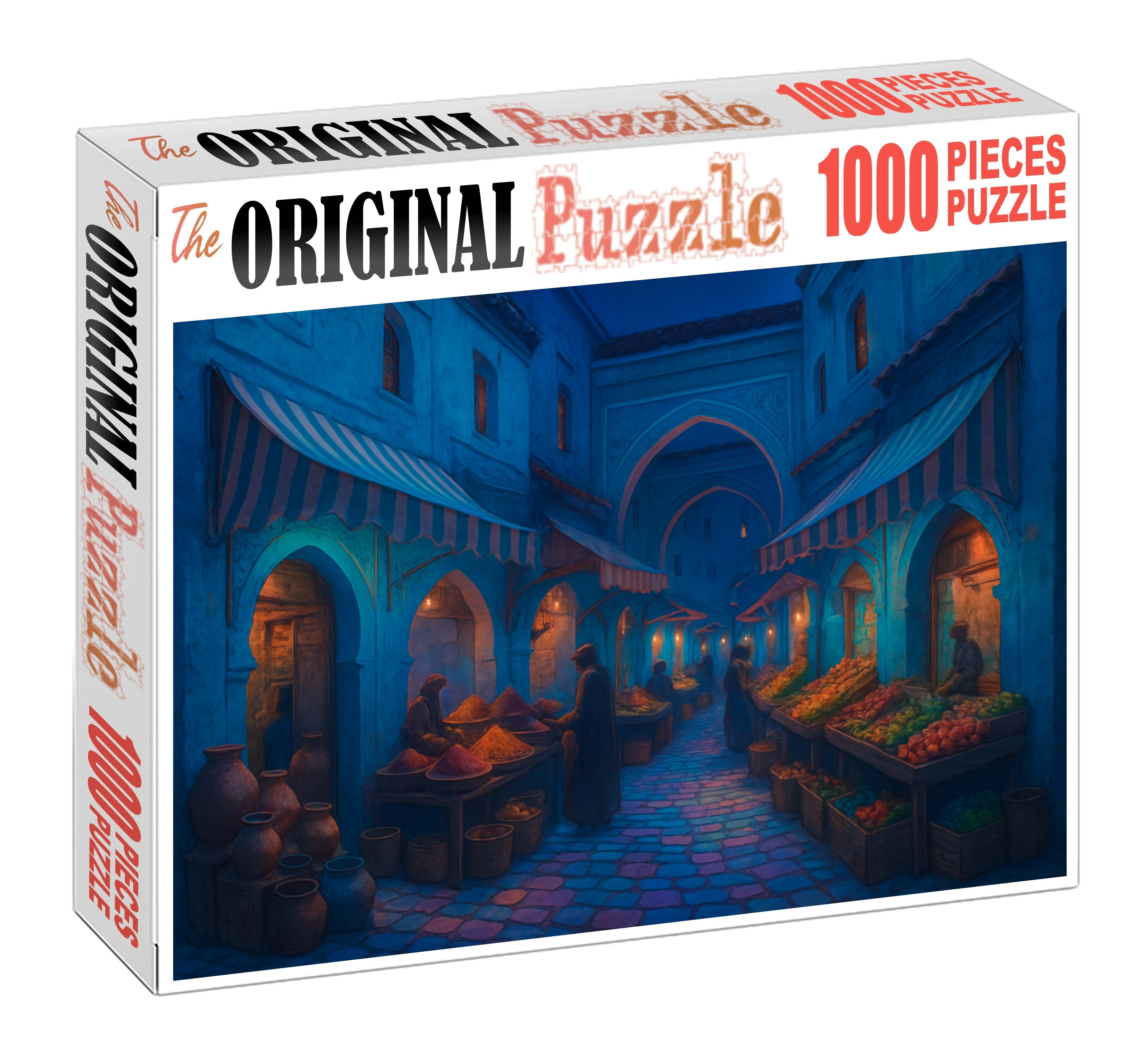 Azure Market Alley 200 Piece Puzzle