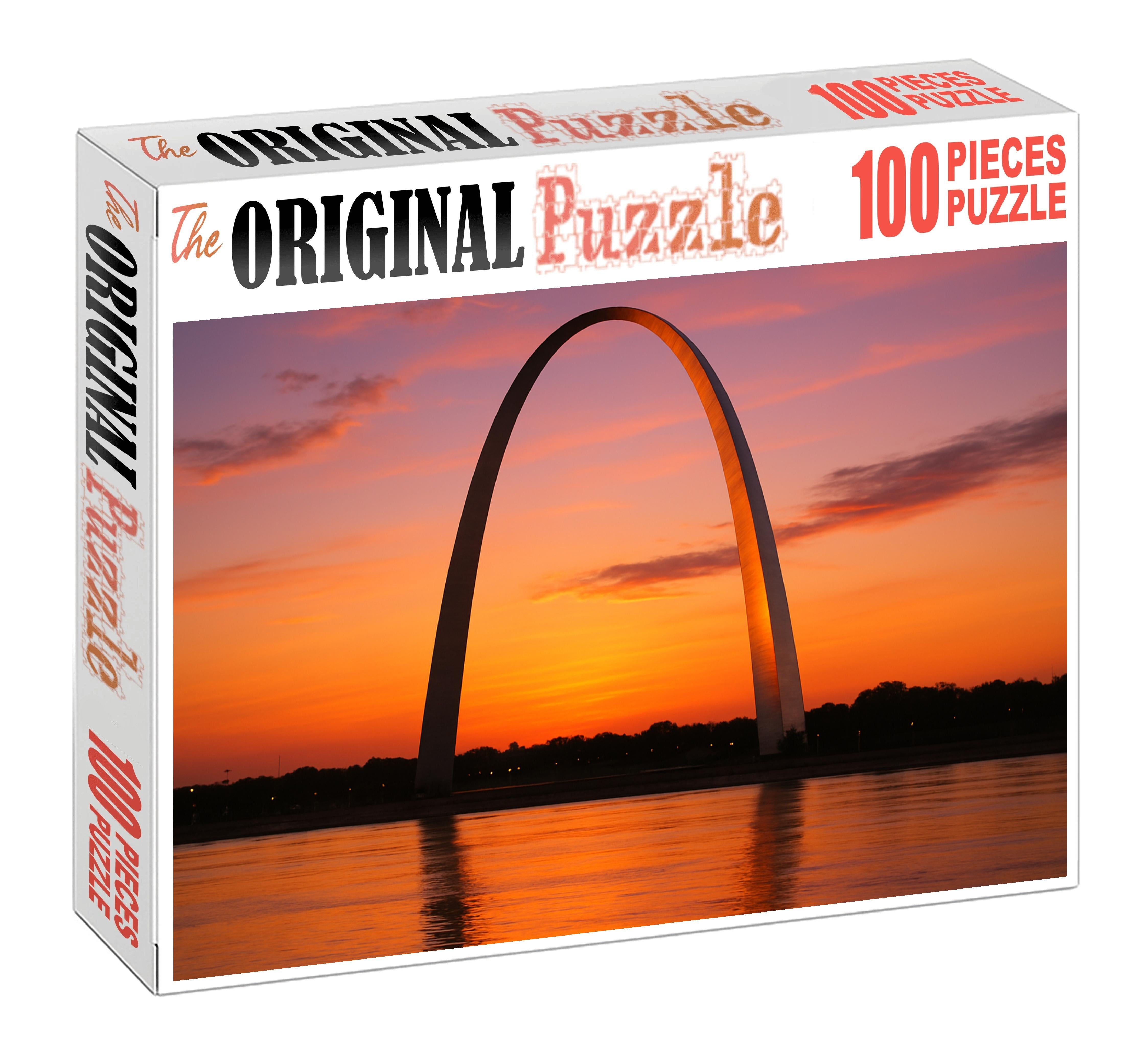The Gateway Arch Located In St Louis Missouri Usa Recognized By 6480 As An Emblem Of Westward Expansion 20 Piece Puzzle