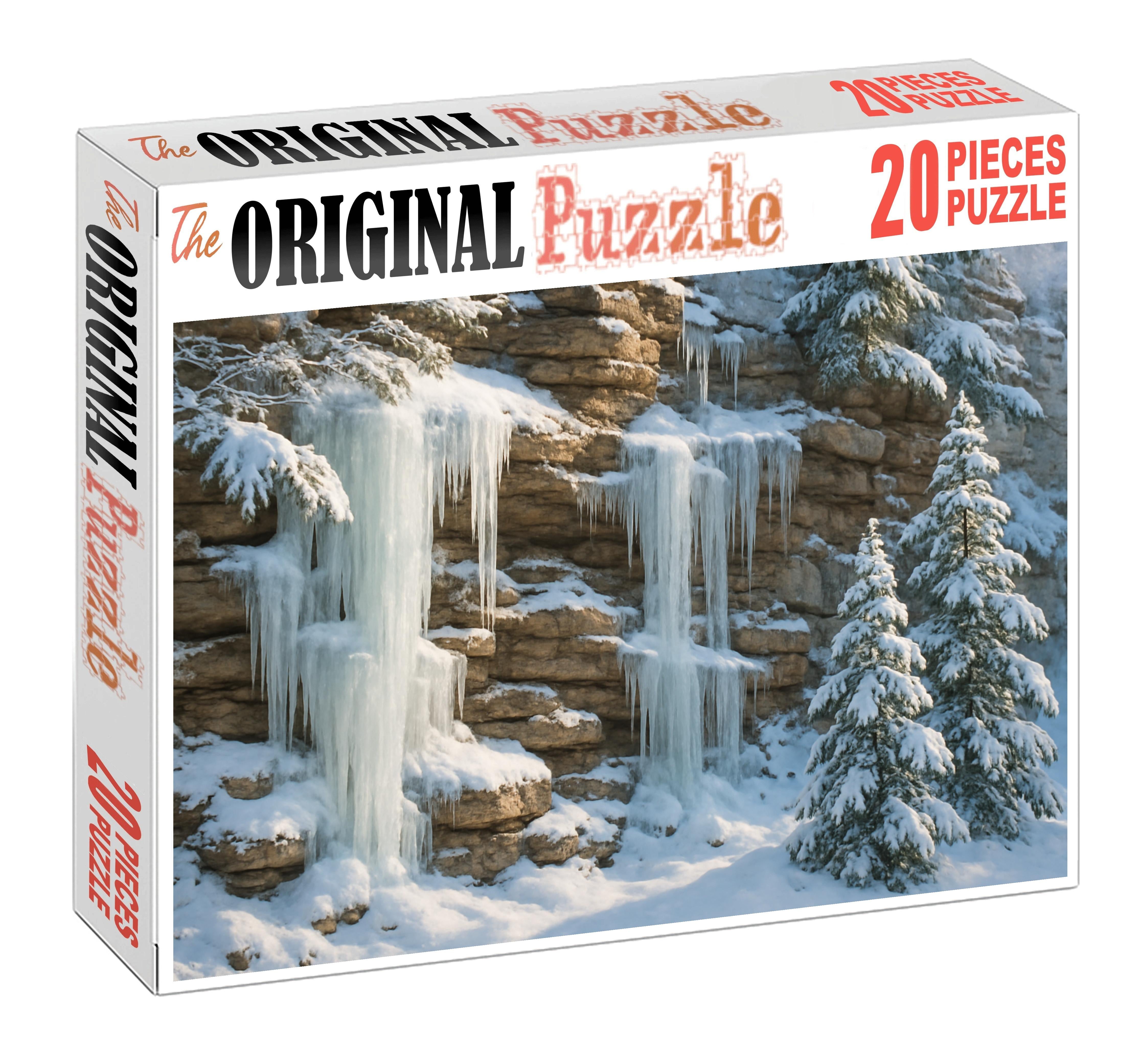 Winter Glass Falls Challenging Puzzles