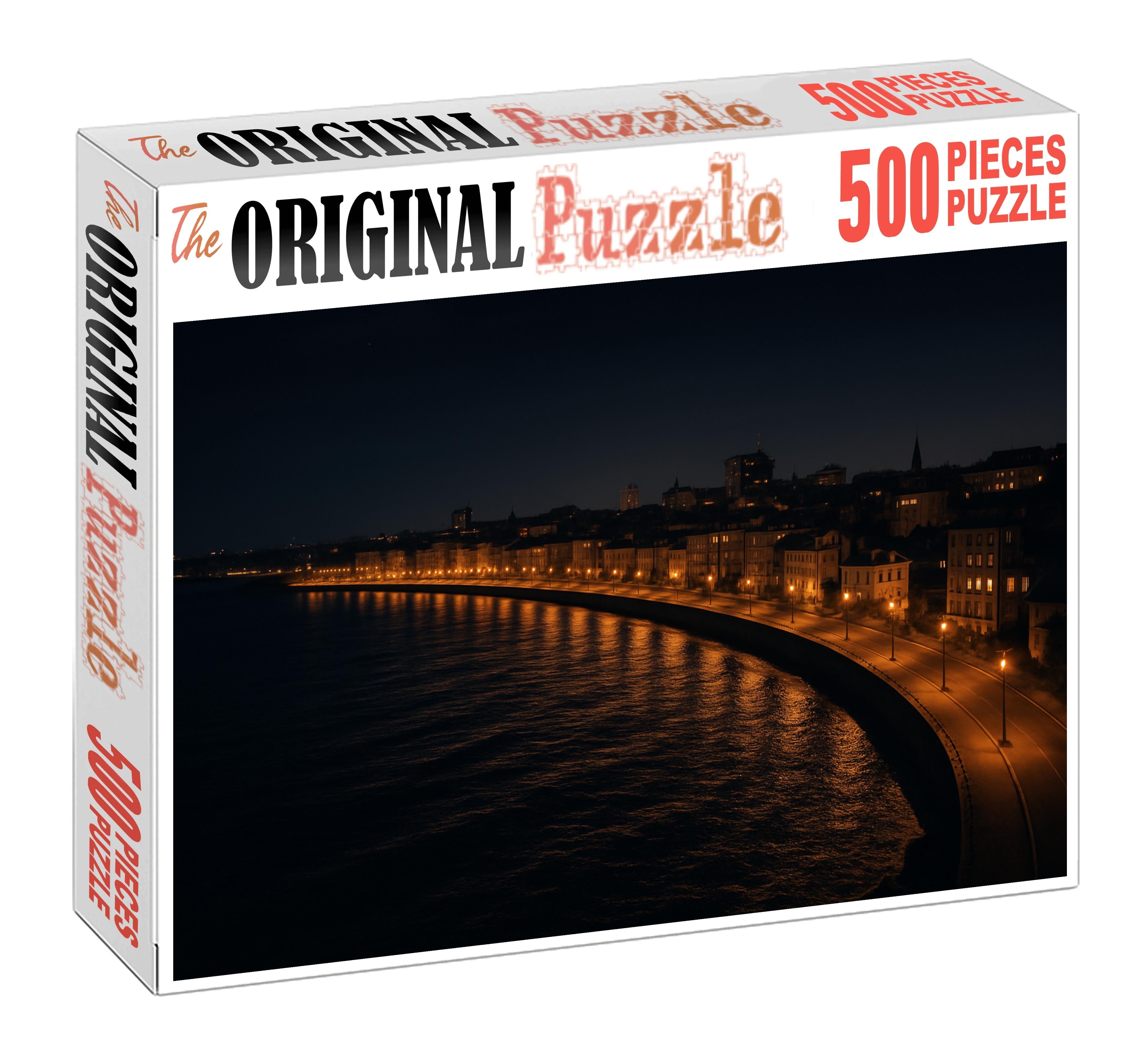 Mumbai Marine Drive Skyline The Queens Necklace Coastline Lined With Colonial And Contemporary High-rises Puzzle For Kids