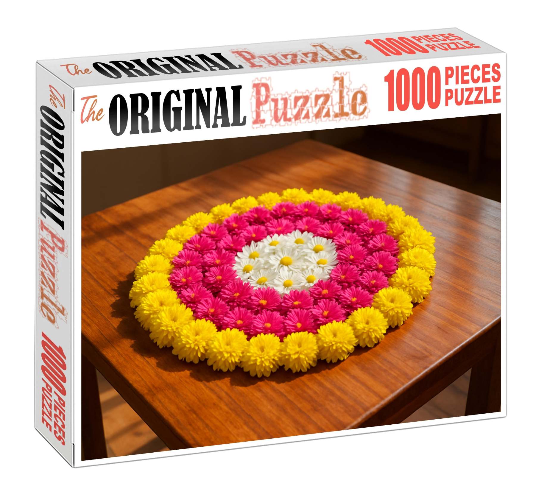 Vibrant Spring Tabletop Display Family Puzzles
