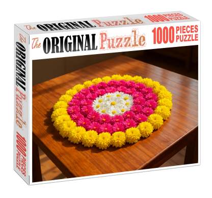 Vibrant Spring Tabletop Display Family Puzzles