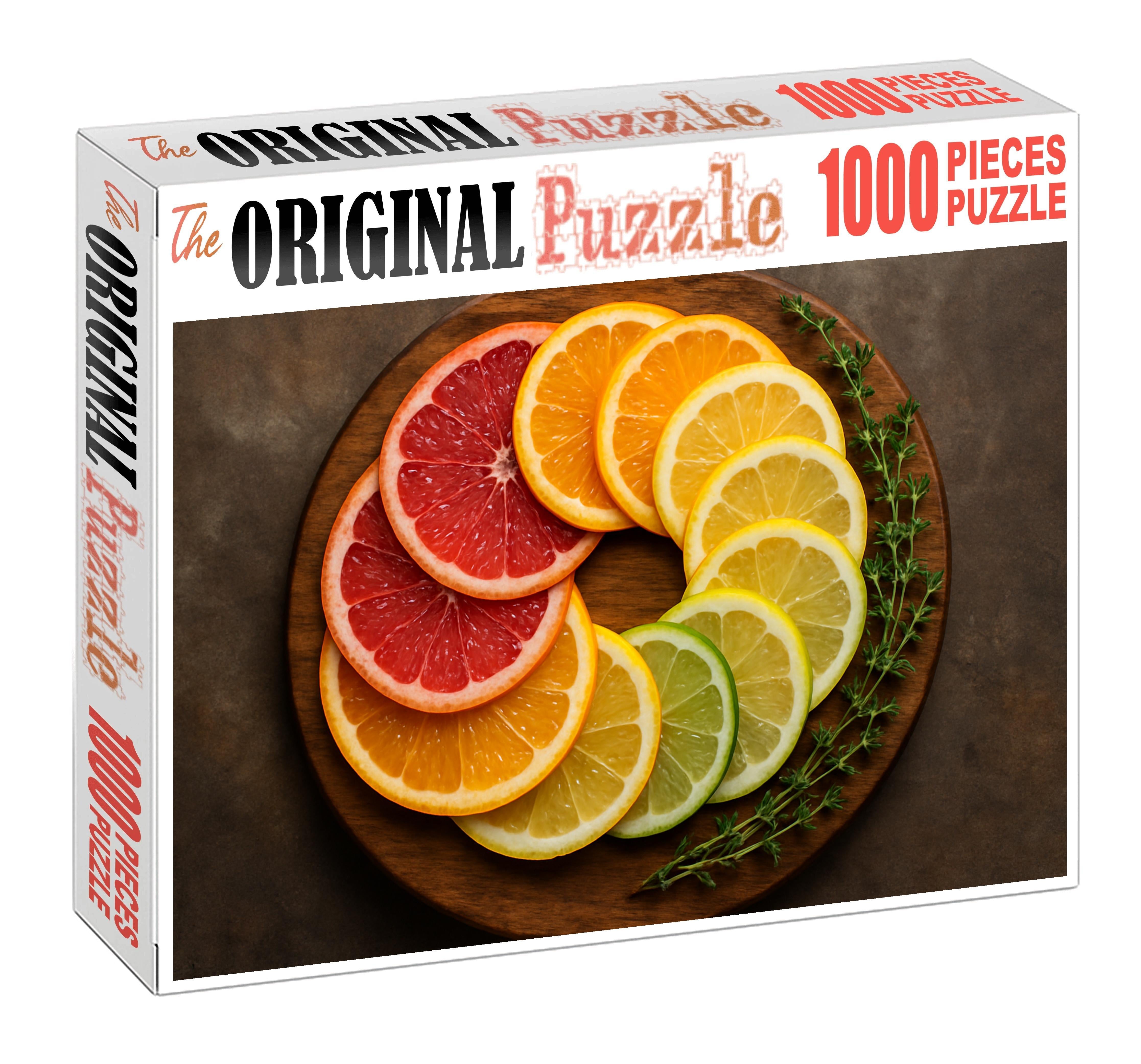Citrus Spiral Platter 20 Piece Puzzle